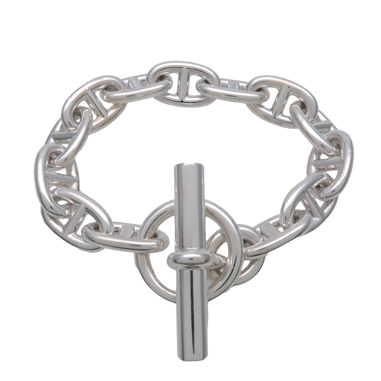 HERMES Chaine d'Ancre MM Bracelet SV925 Silver