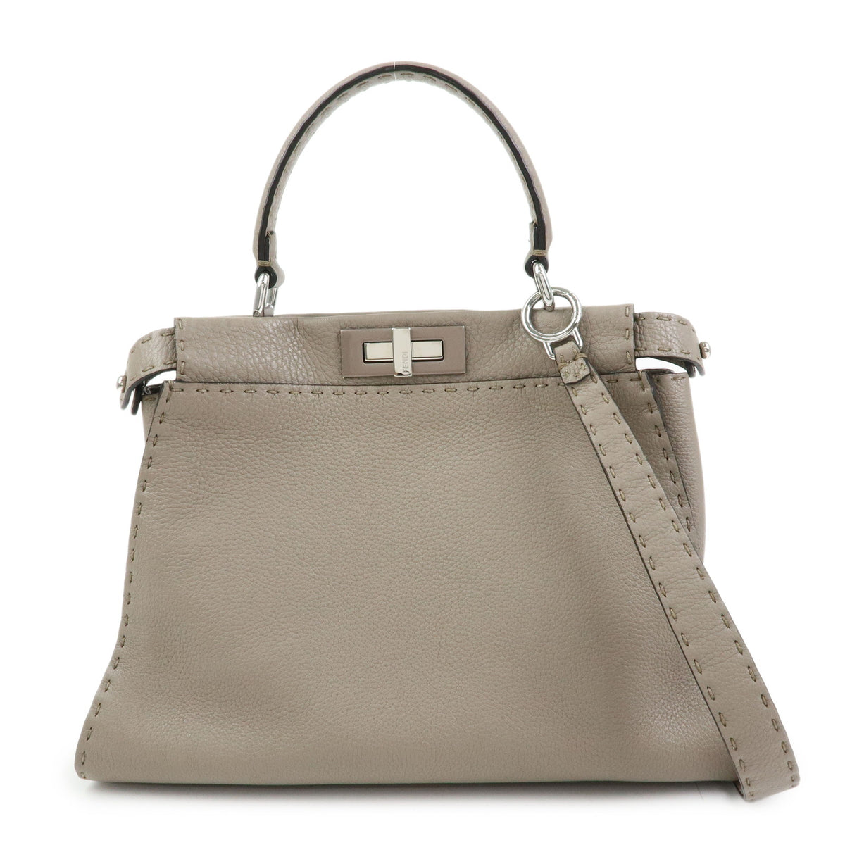 FENDI Peekaboo Medium Celleria 2Way Bag Hand Bag Shoulder Bag 8BN290