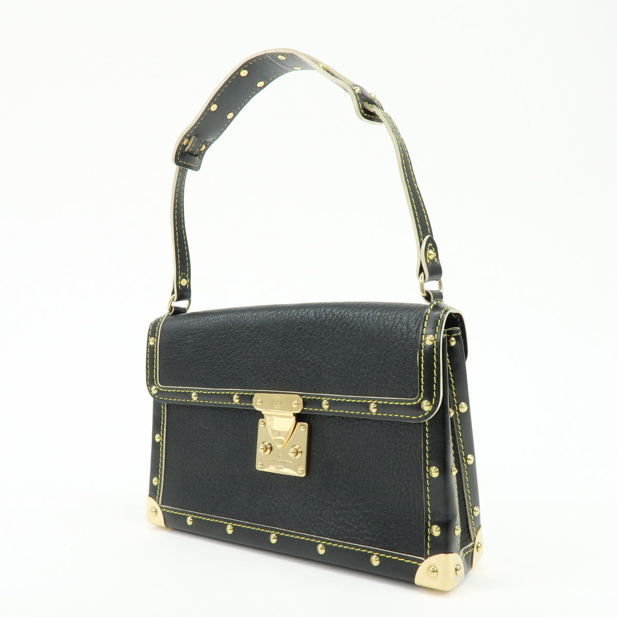 Louis Vuitton Suhari L'Aimable Leather Hand Bag Noir M92847