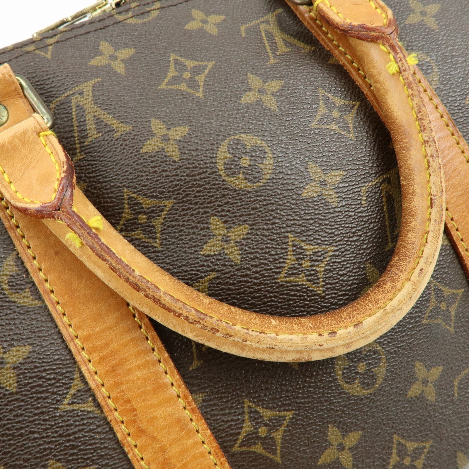 Louis Vuitton Monogram Keep All Bandouliere 50 Boston Bag Brown M41416