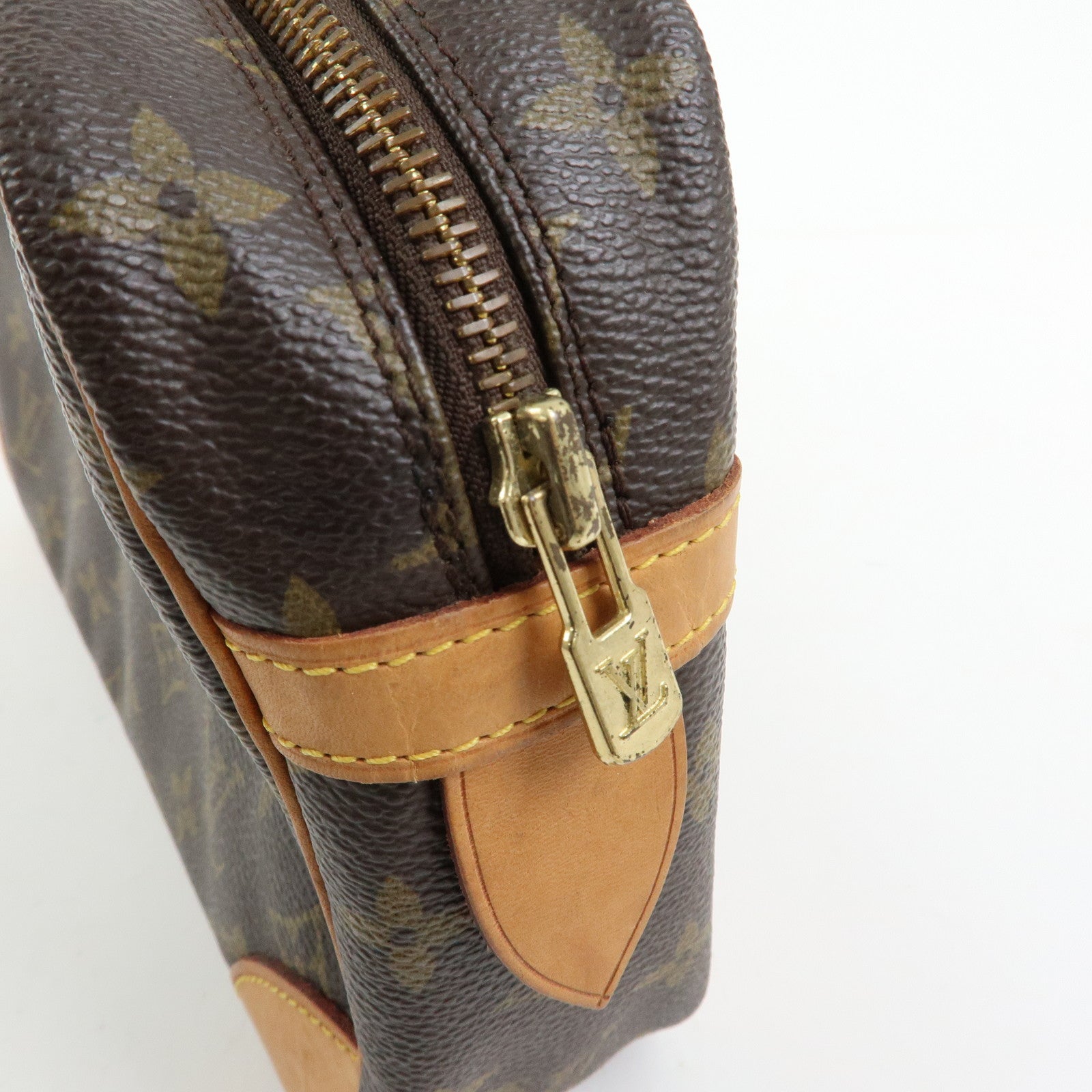 Louis Vuitton Monogram Compiegne 23 Pouch Clutch Bag Brown M51845