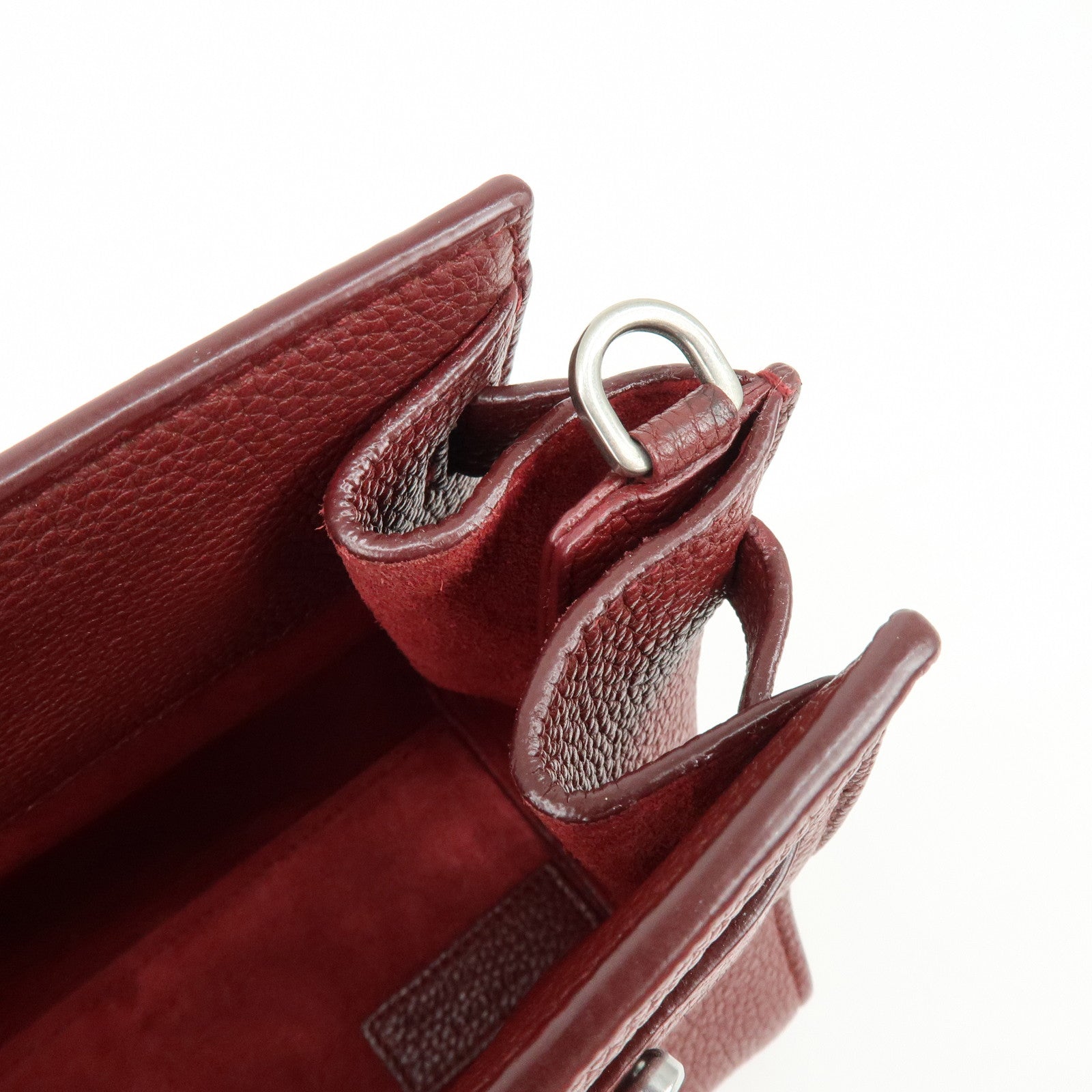 SAINT LAURENT PARIS Calf Leather Sac de Jour 2Way Hand Bag 485019