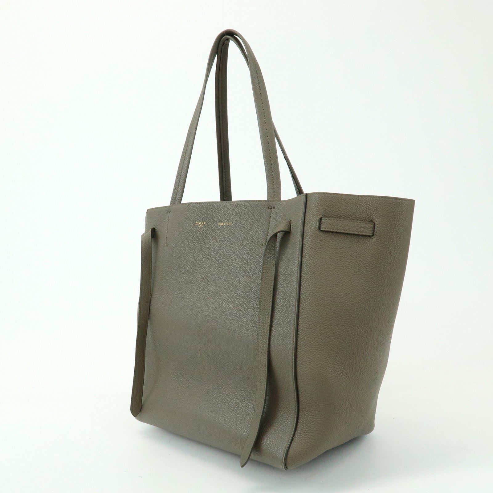 CELINE Cabas Phantom Soft Grained Calf Leather Medium Tote Bag