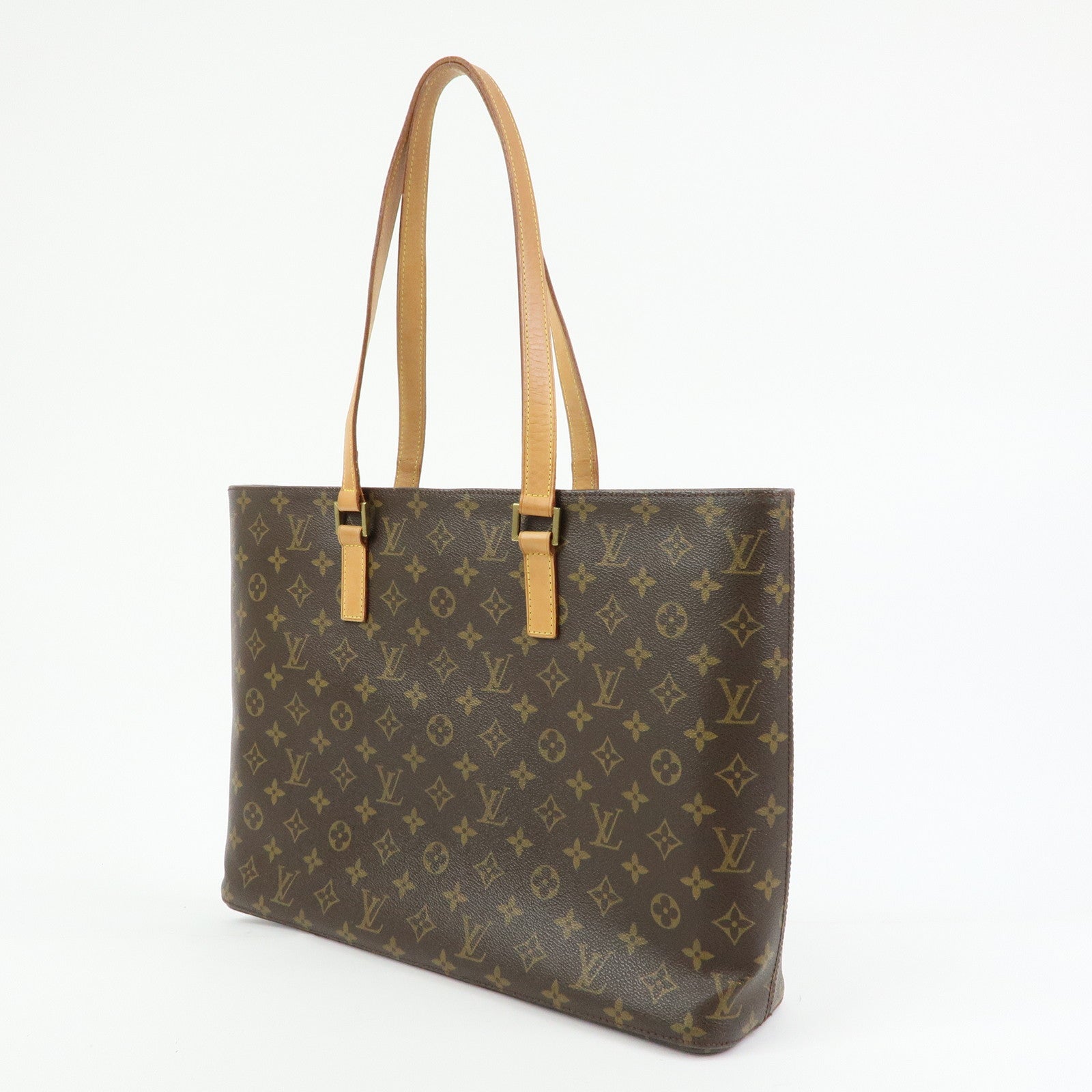 Louis Vuitton Monogram Luco Tote Bag Shoulder Bag Brown M51155
