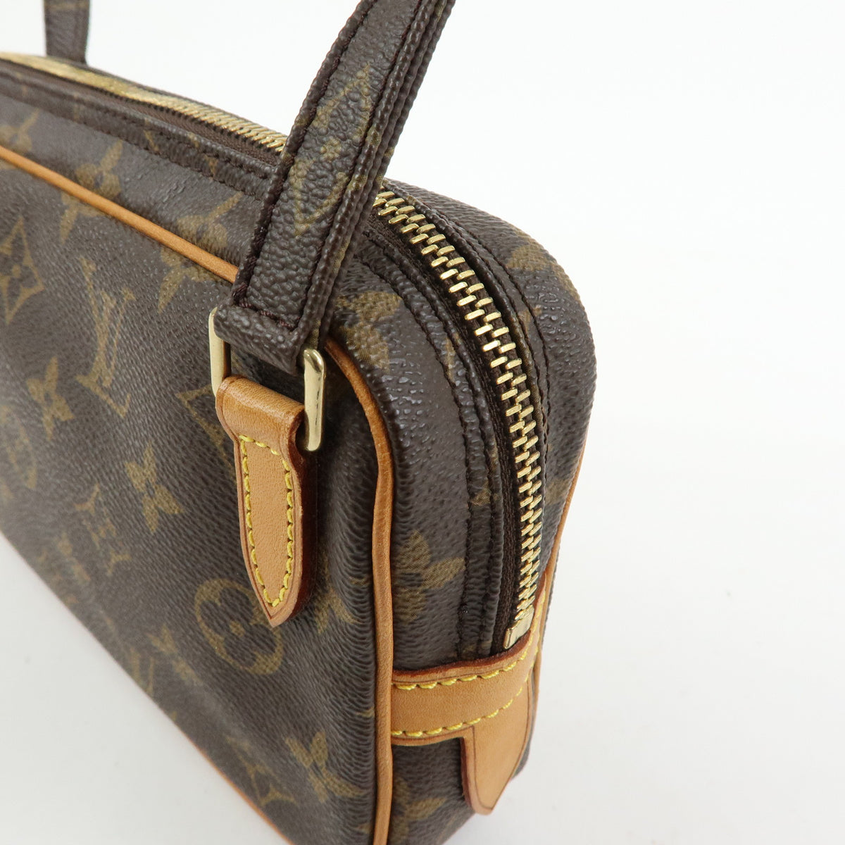 Louis Vuitton Monogram Pochette Marly Bandouliere Bag Brown M51828