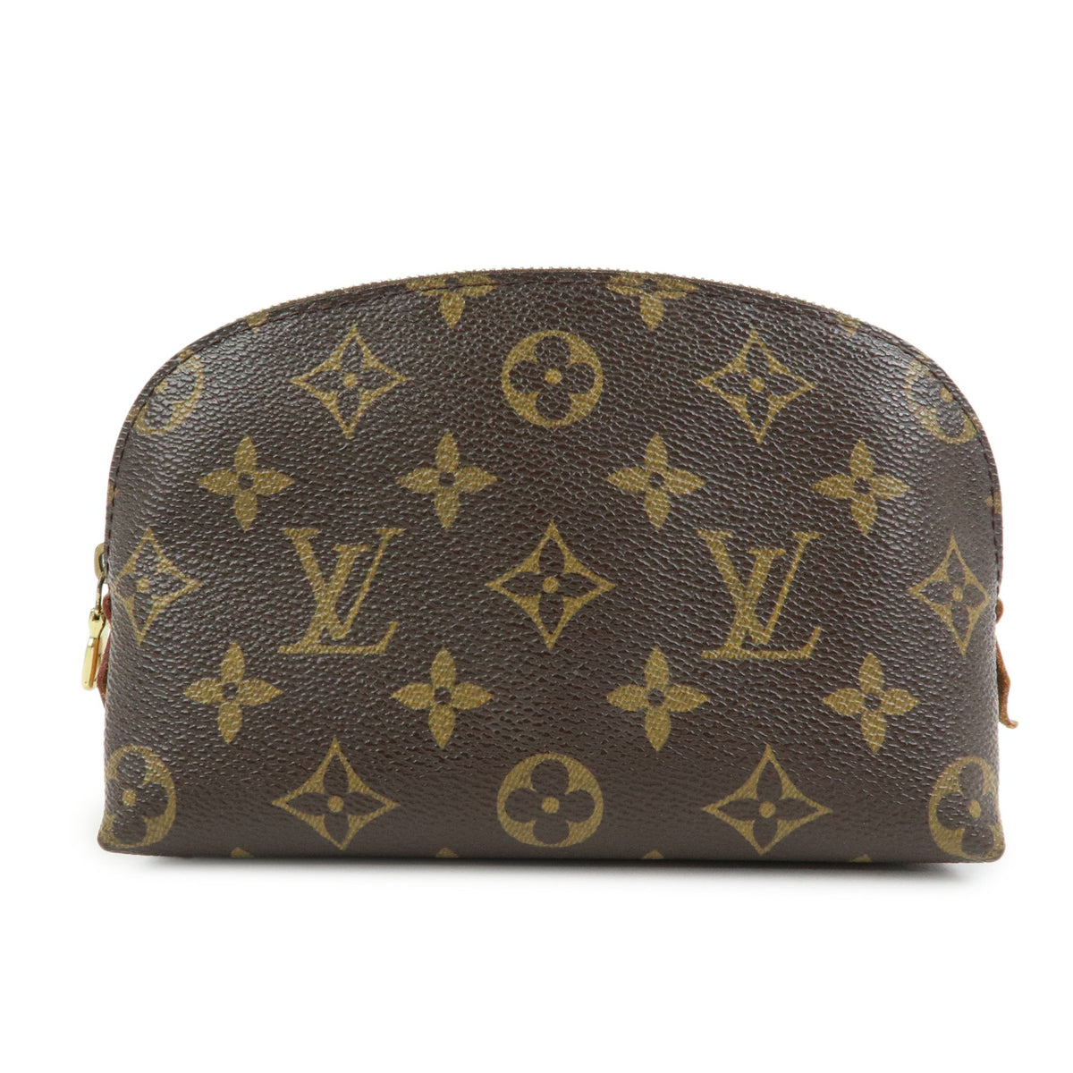 Louis Vuitton Monogram Pochette Cosmetic PM Pouch Brown M47515