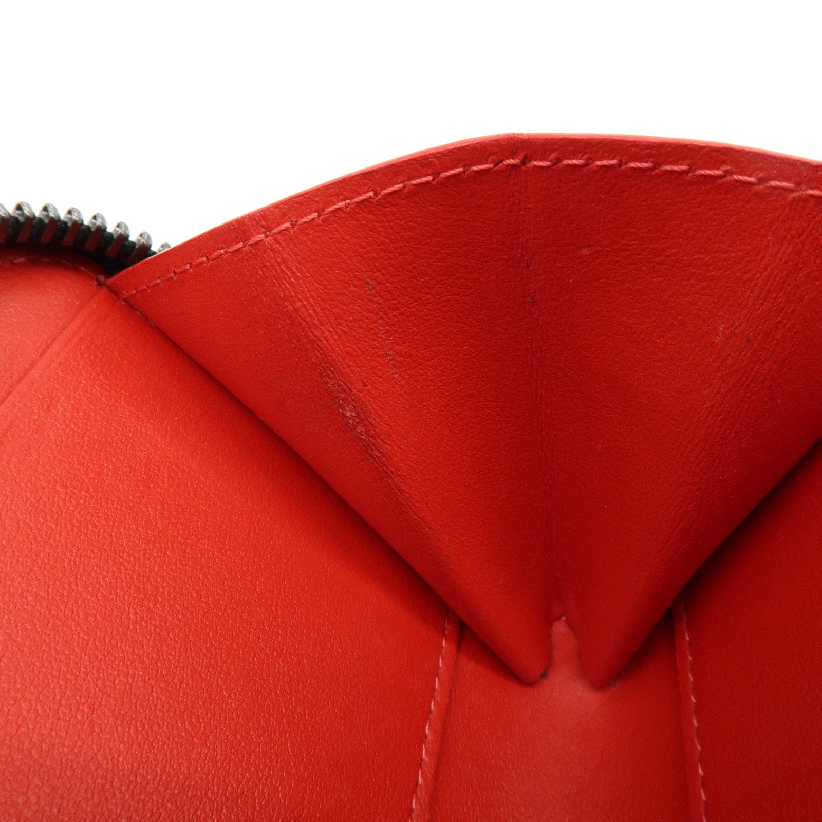 Christian Louboutin Leather Studs Compact Wallet Coin Case Black