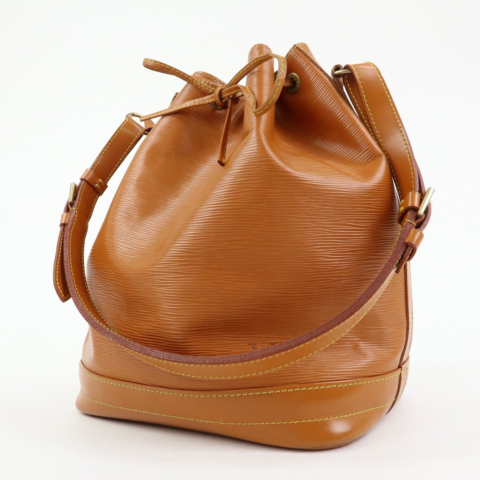 Louis Vuitton Epi Leather Noe Shoulder Bag Zipang Gold M44008