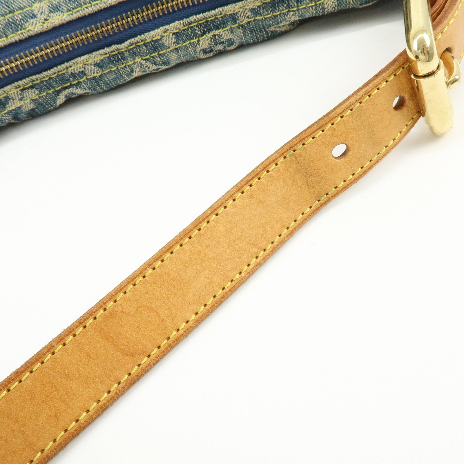 Louis Vuitton Monogram Denim Baggy PM 2Way Bag Shoulder Bag M95049
