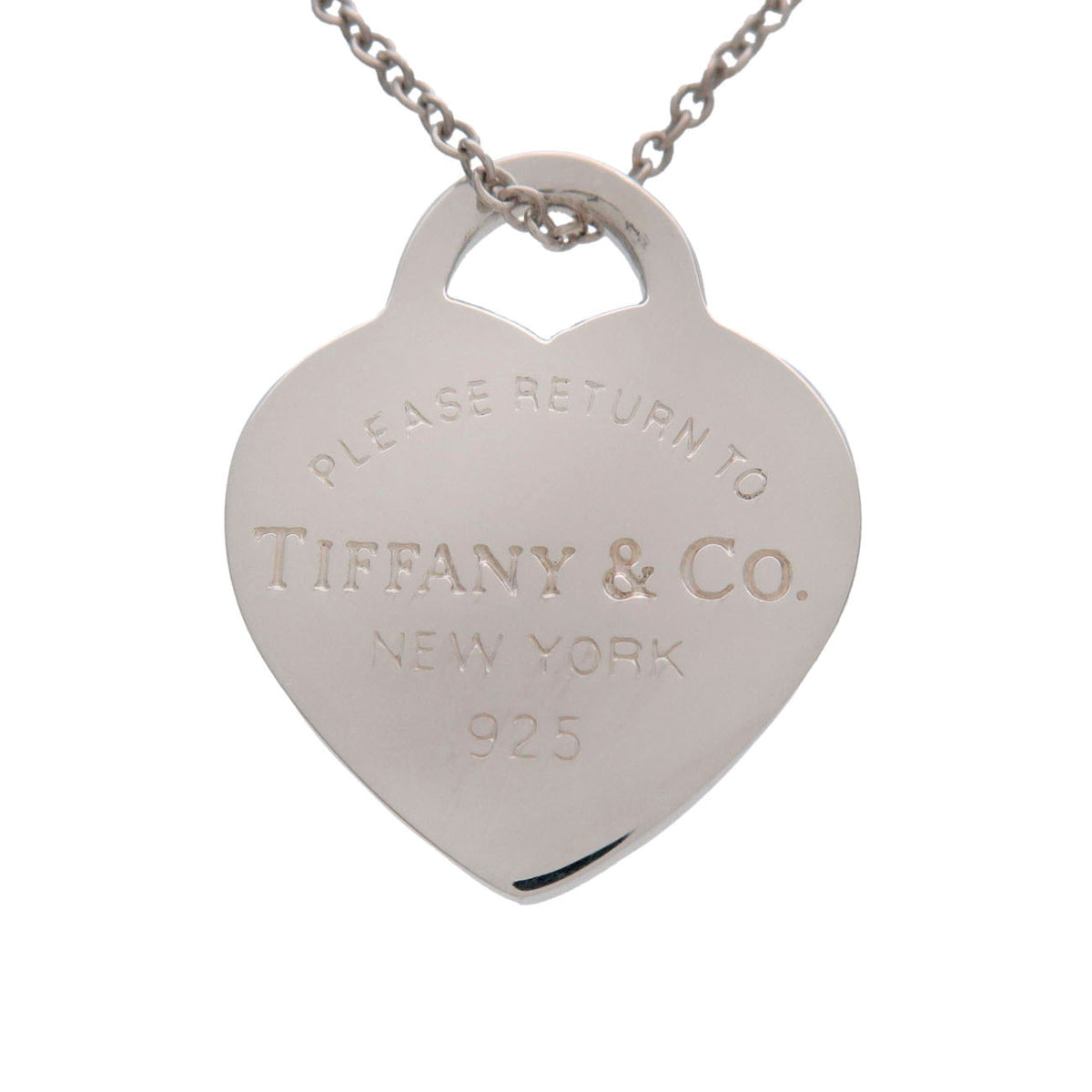 Tiffany & Co Return to Tiffany Heart Tag Necklace SV925 Silver