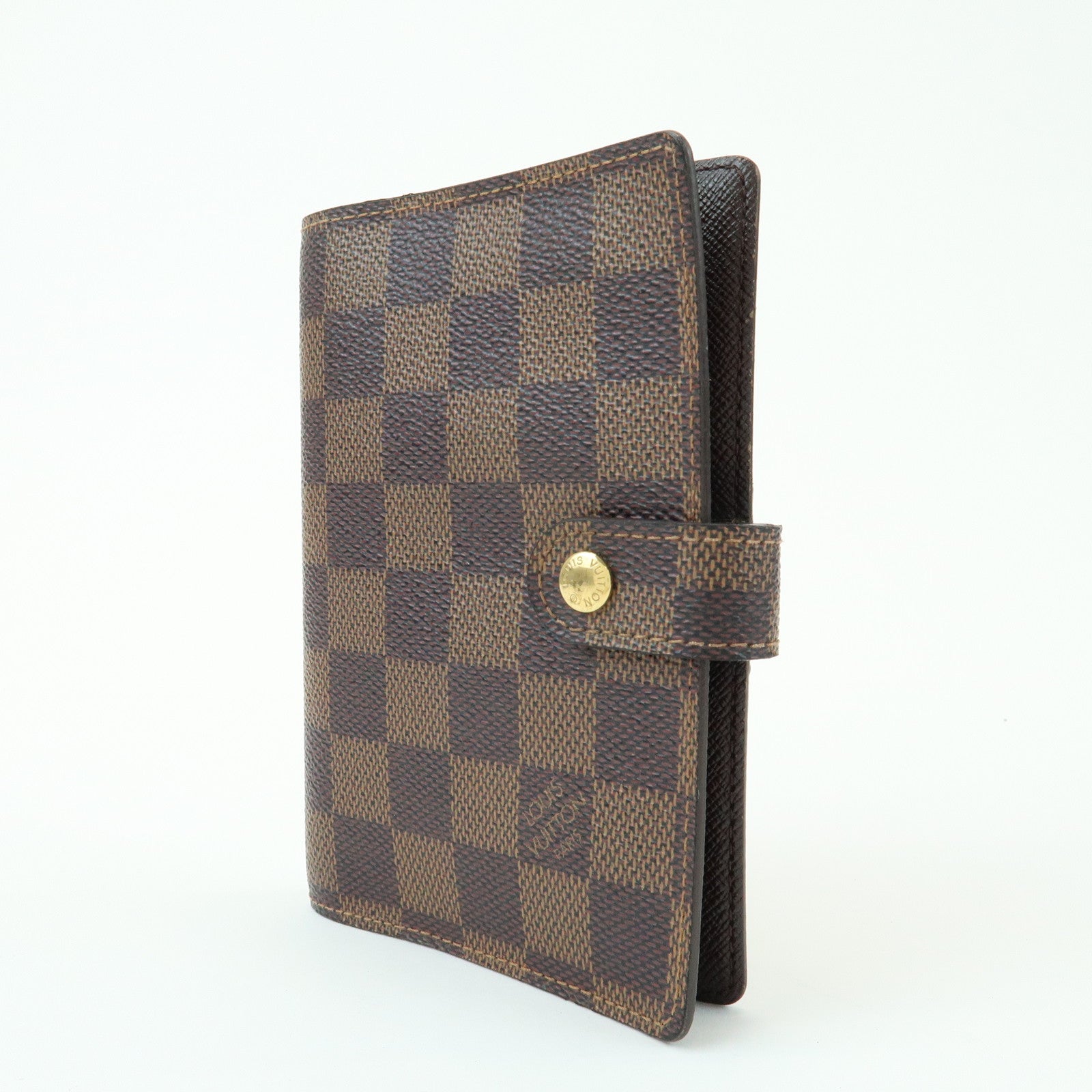 Louis Vuitton Damier Agenda PM Planner Cover Damier Ebene R20700