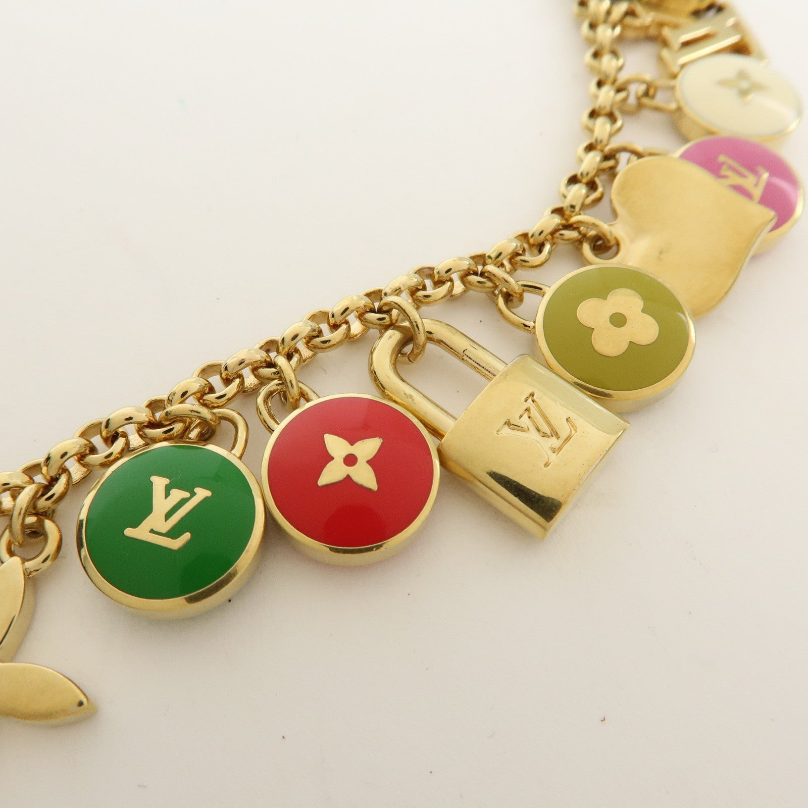 Louis Vuitton Porte Cles Chaine Pastilles Metal Key Chain M66172