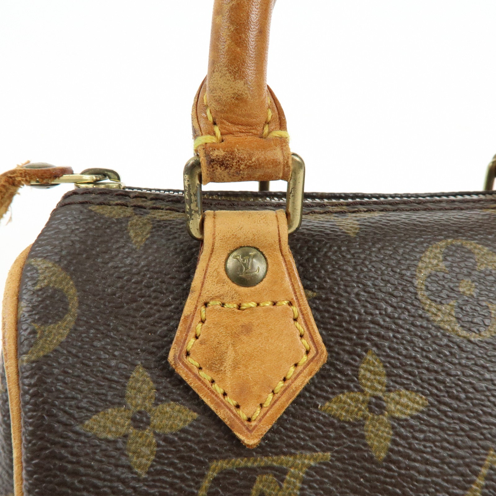 Louis Vuitton Monogram Canvas Mini Speedy Hand Bag & Strap M41534