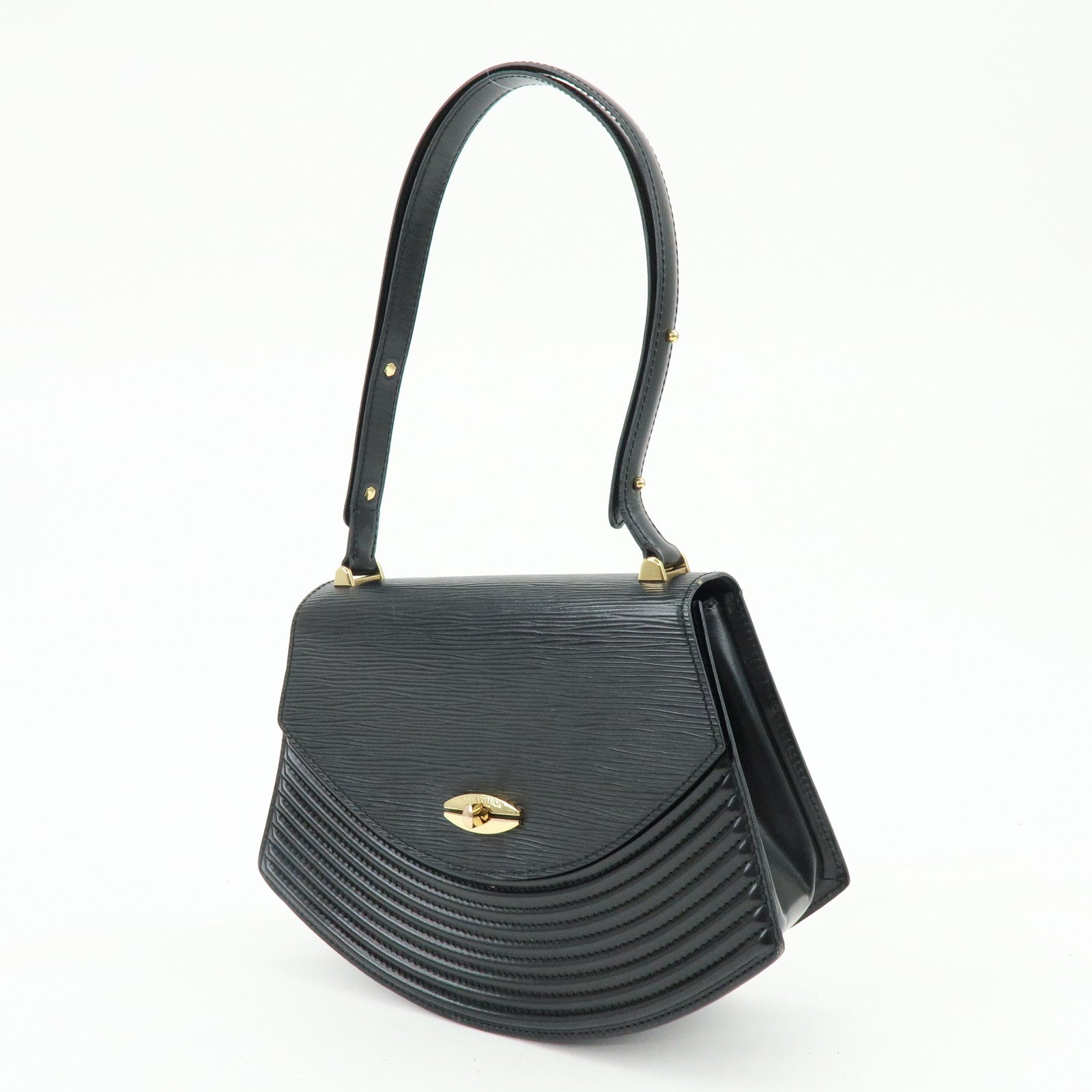 Louis Vuitton Epi Tilsit Shoulder Bag Hand Bag Noir Black M52482