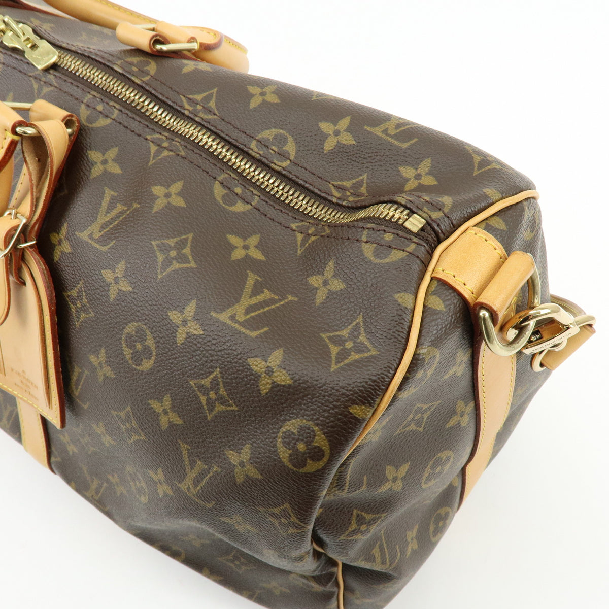 Louis Vuitton Monogram Keep All Bandouliere 50 Boston Bag M41416