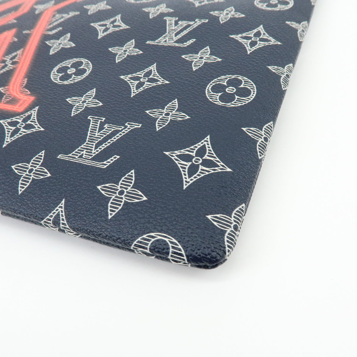 Louis Vuitton Monogram Ink Upside Down Pochette Apollo Navy M62905