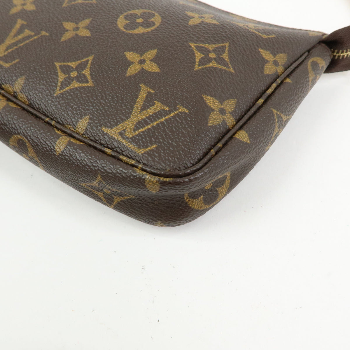 Louis Vuitton Monogram Pochette Accessoires Pouch Hand Bag M51980