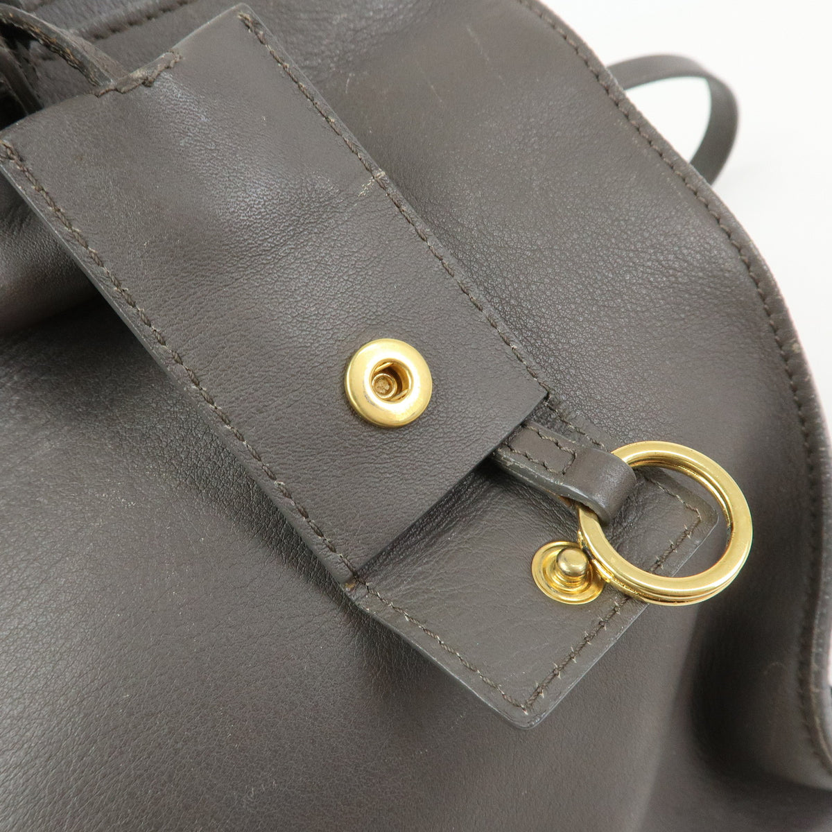SAINT LAURENT PARIS Petit Cabas Y Line Leather 2Way Hand Bag 311210