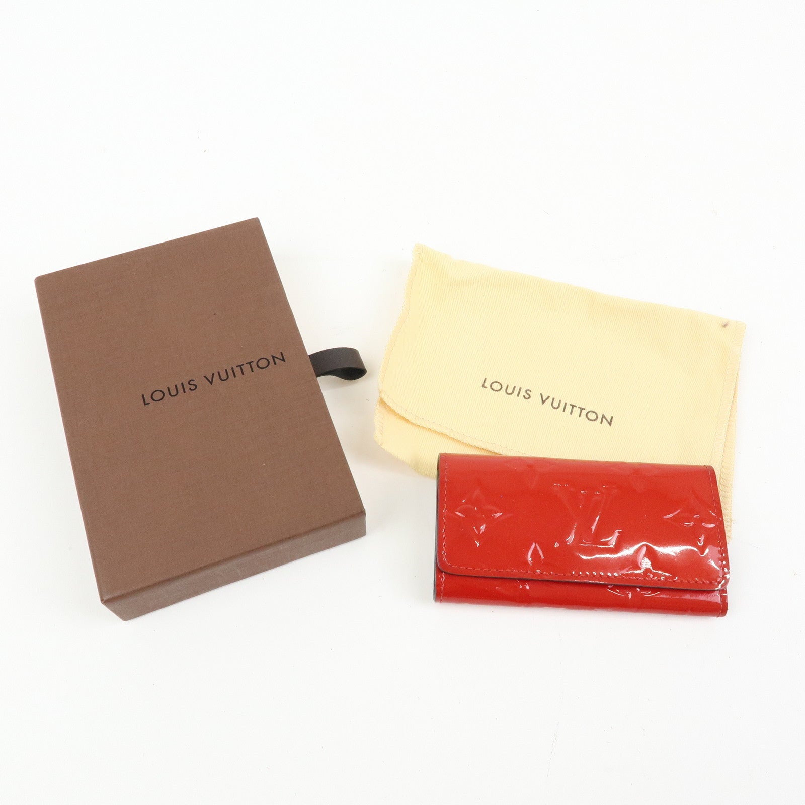 Louis Vuitton Vernis Multicles 4 Key Case Key Holder Red M91976