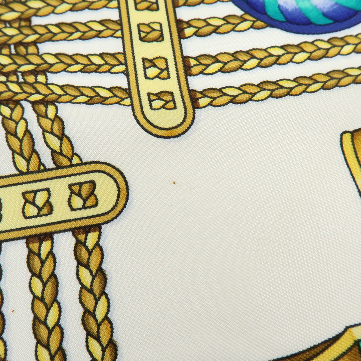 HERMES Carre 90 Lot of 3 Silk 100% Scarf Navy Light Blue Gold