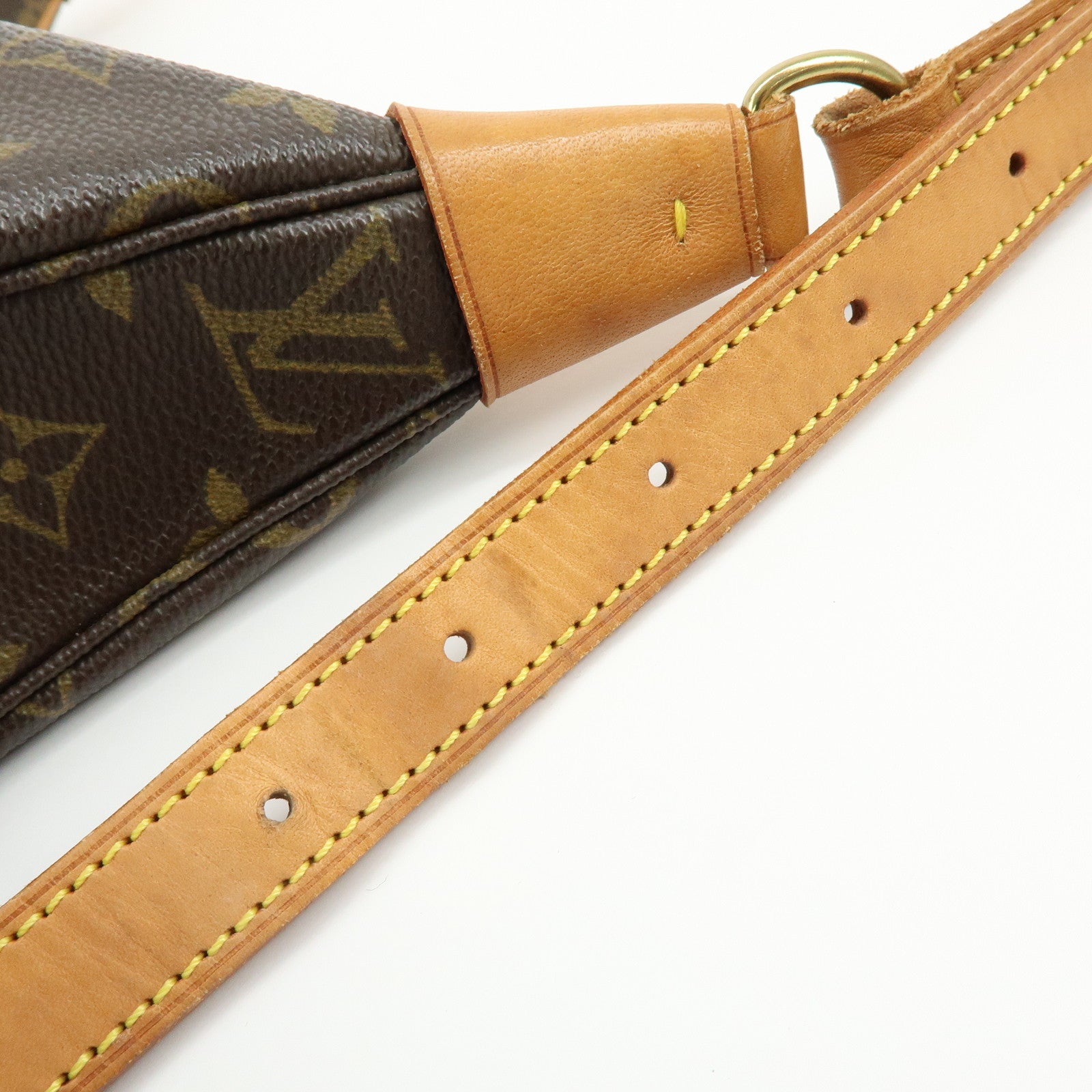 Louis Vuitton Monogram Boulogne 30 Canvas Shoulder Bag Brown M51265