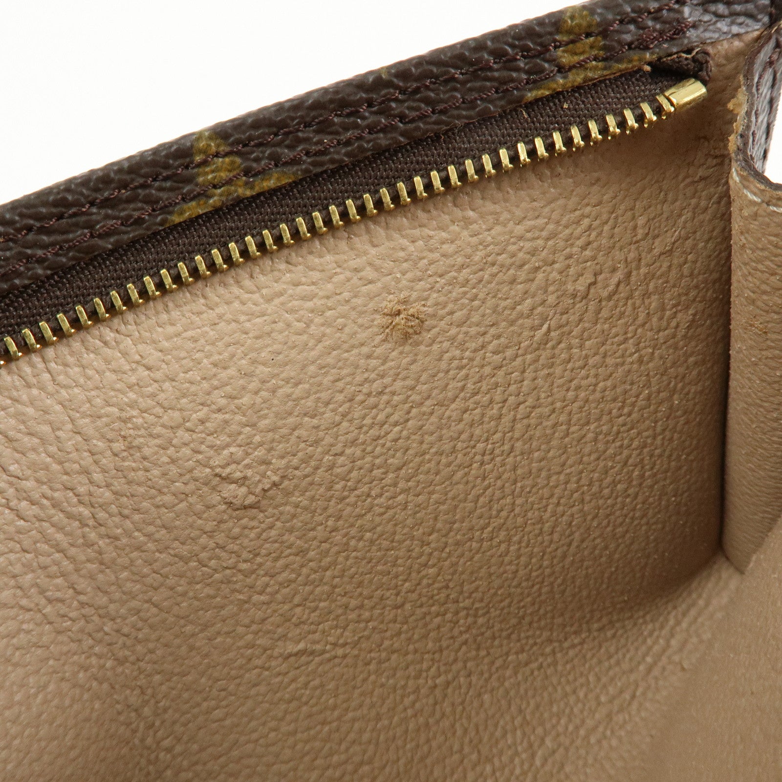Louis Vuitton Monogram Pouch for Bucket PM Bag Accessory Pouch Brown