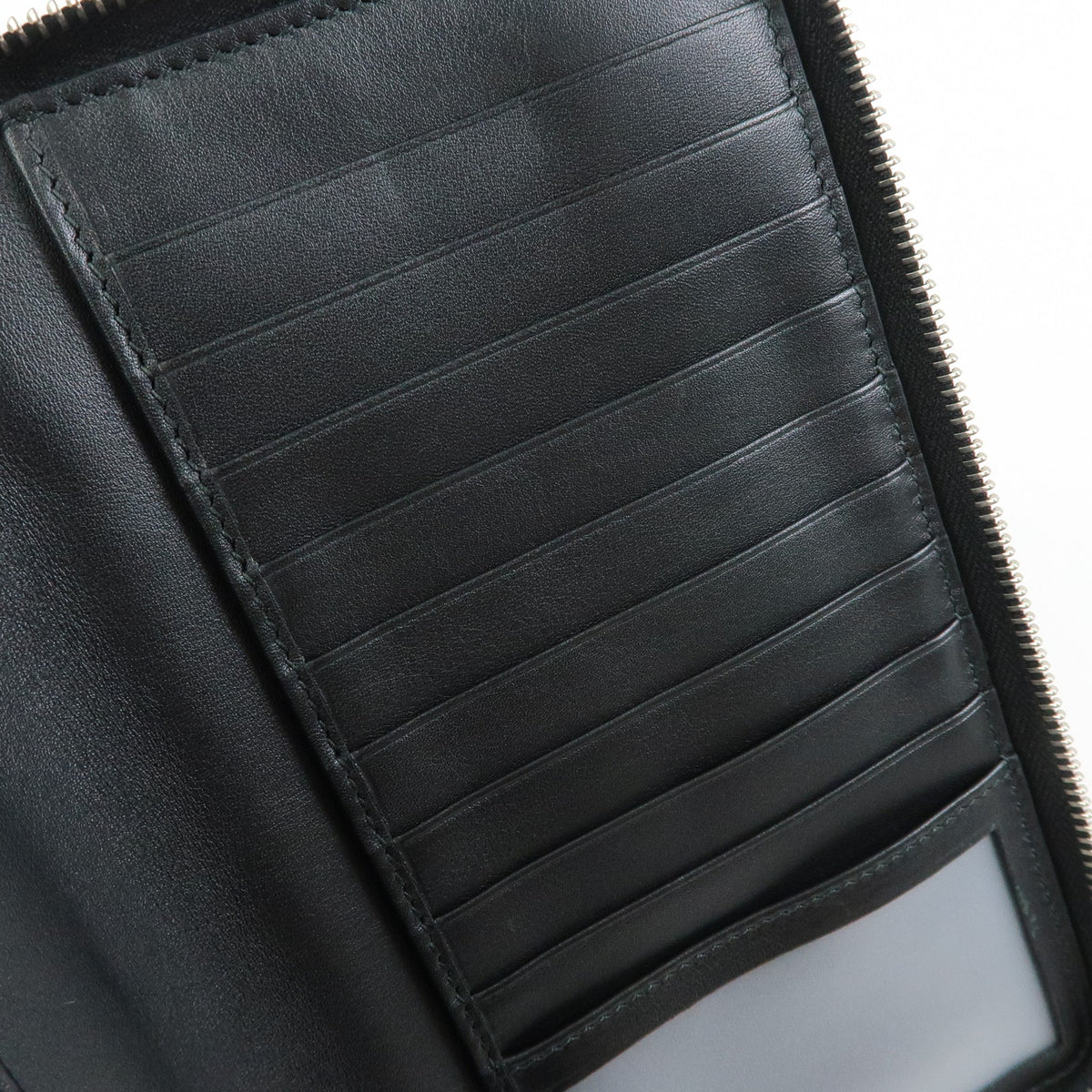 GUCCI Micro Guccishima Leather Travel Document Case Organizer 449246