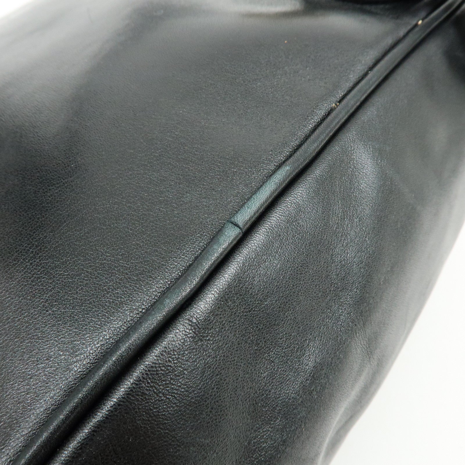 GUCCI Bamboo Leather Backpack Rucksack Black 003・2058・0016