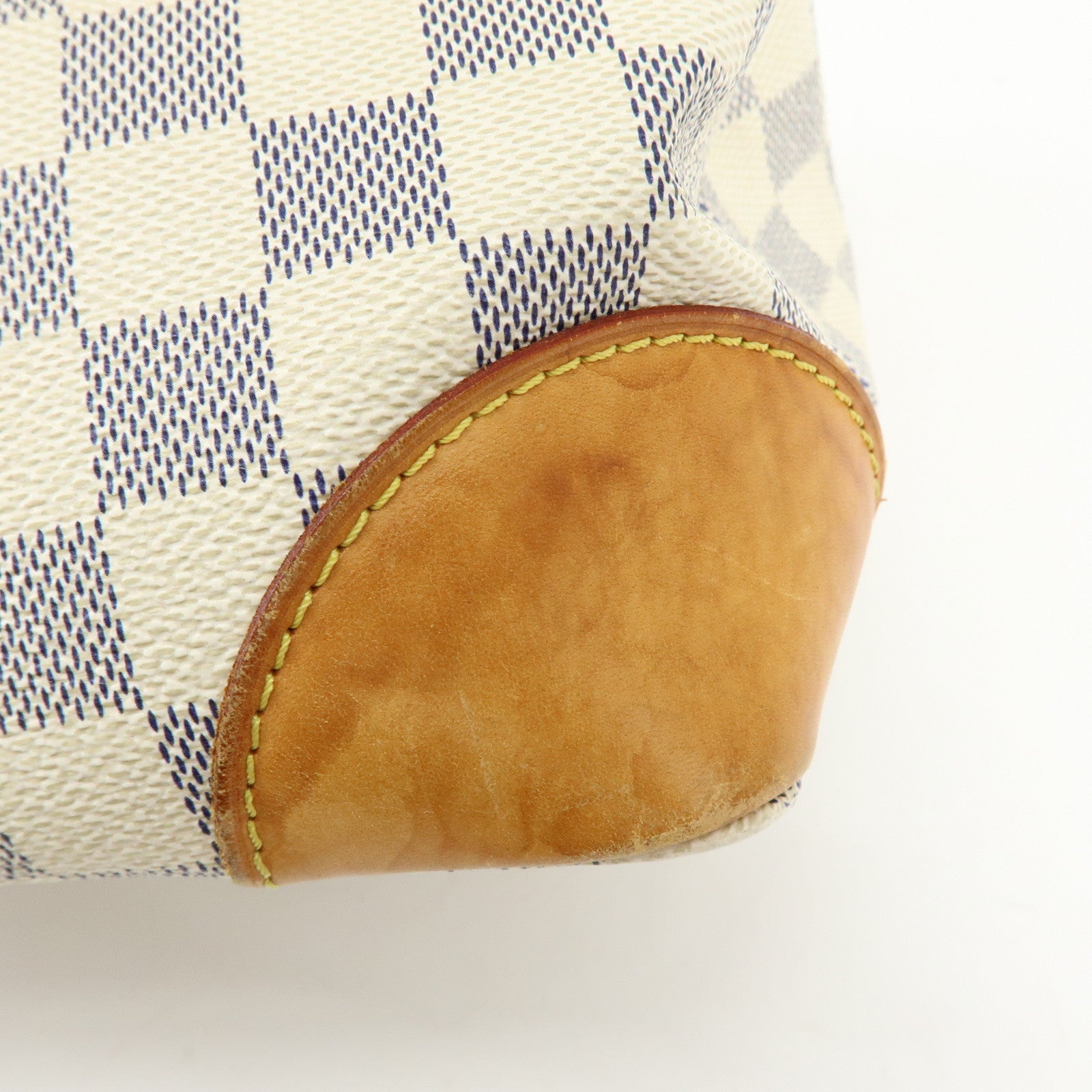Louis Vuitton Damier Azur Hampstead PM Hand Bag Ivory N51207