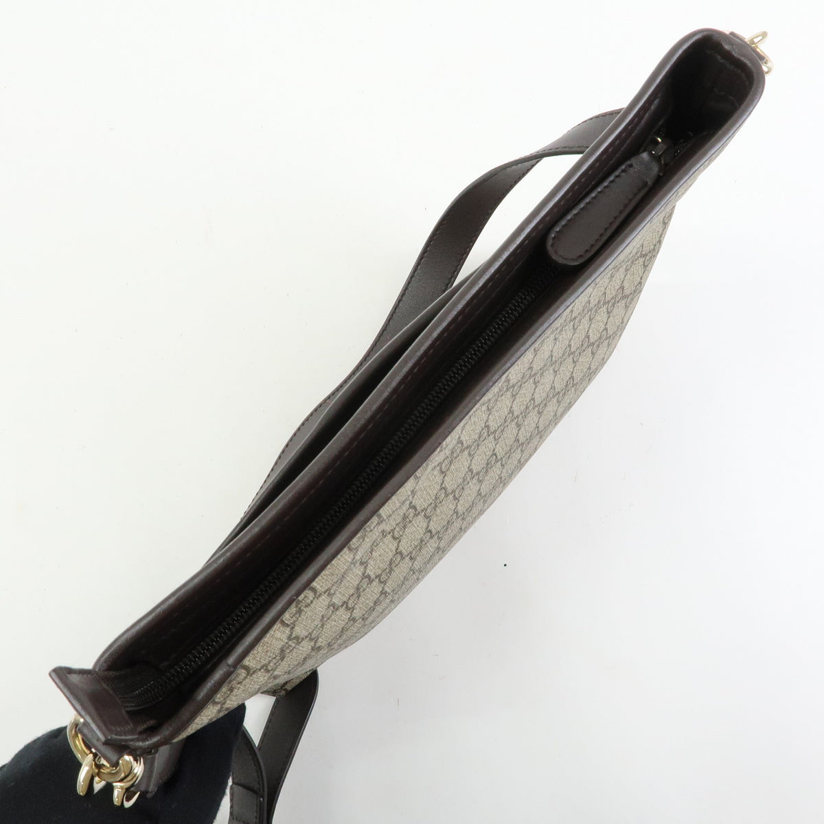 GUCCI Sherry GG Supereme Leather Shoulder Bag Beige 388926