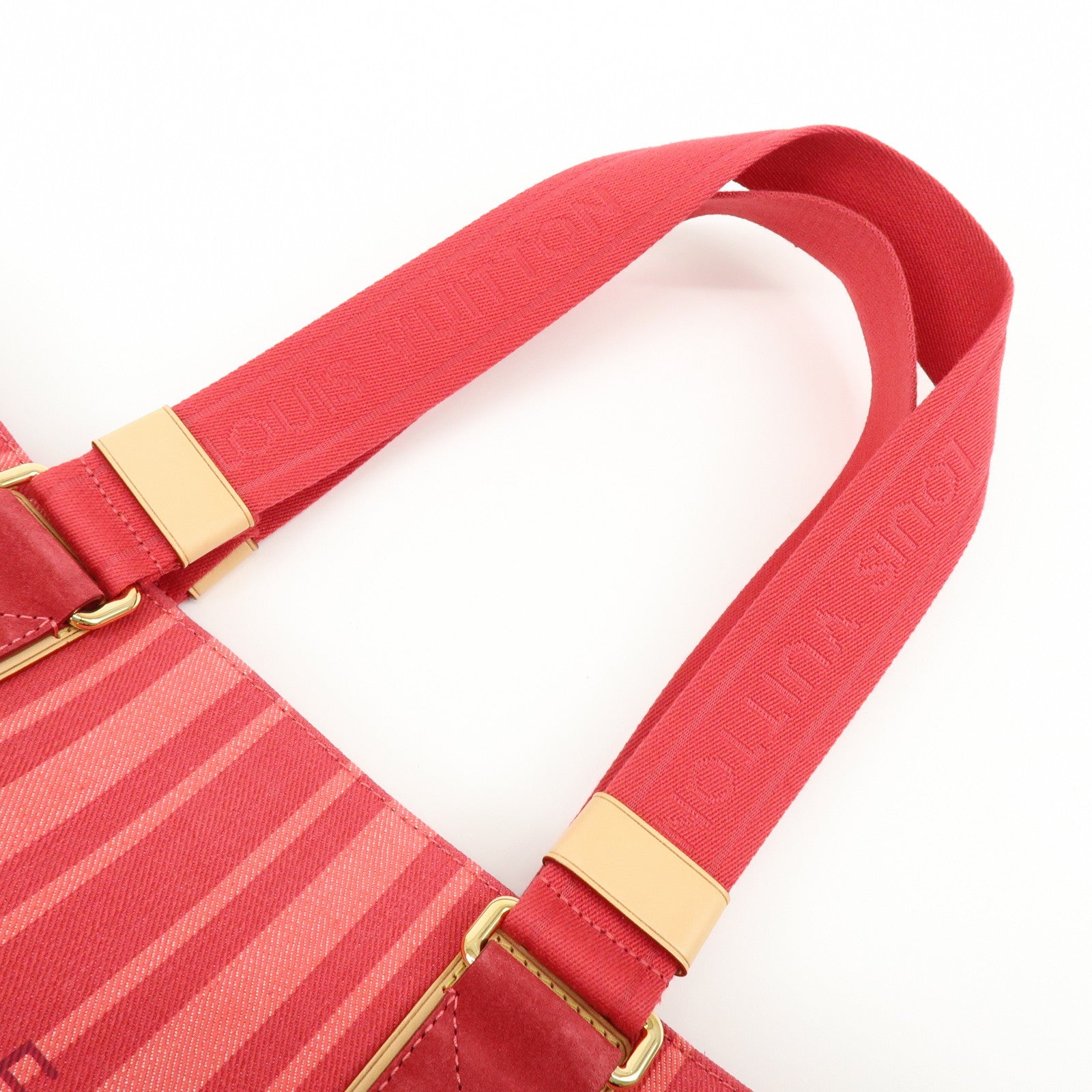 Louis Vuitton Plan Soleil Cabas PM Tote Bag Rouge Grenadine Red M94146