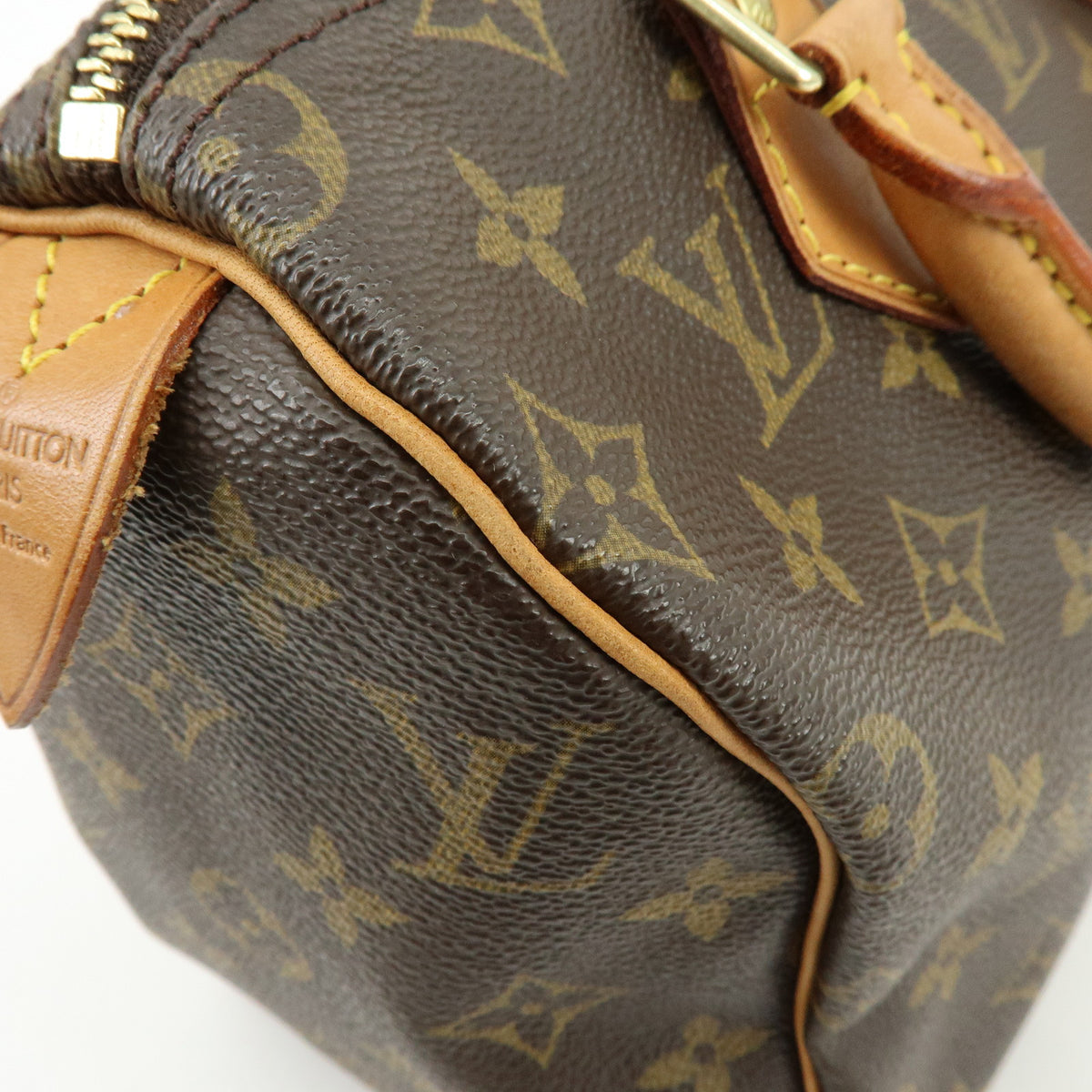 Louis Vuitton Monogram Speedy 25 Boston Bag Hand Bag Brown M41528