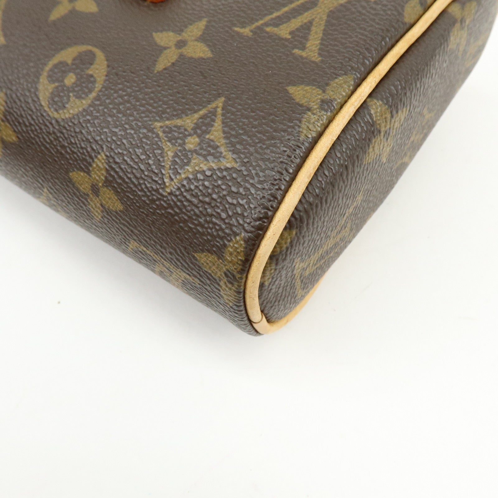 Louis Vuitton Monogram Canvas Sonatine Hand Bag Brown M51902