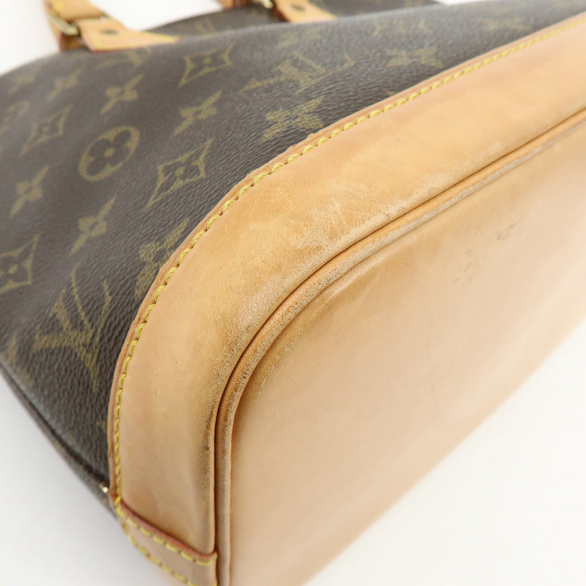 Louis Vuitton Monogram Alma PM Hand Bag Brown M51130