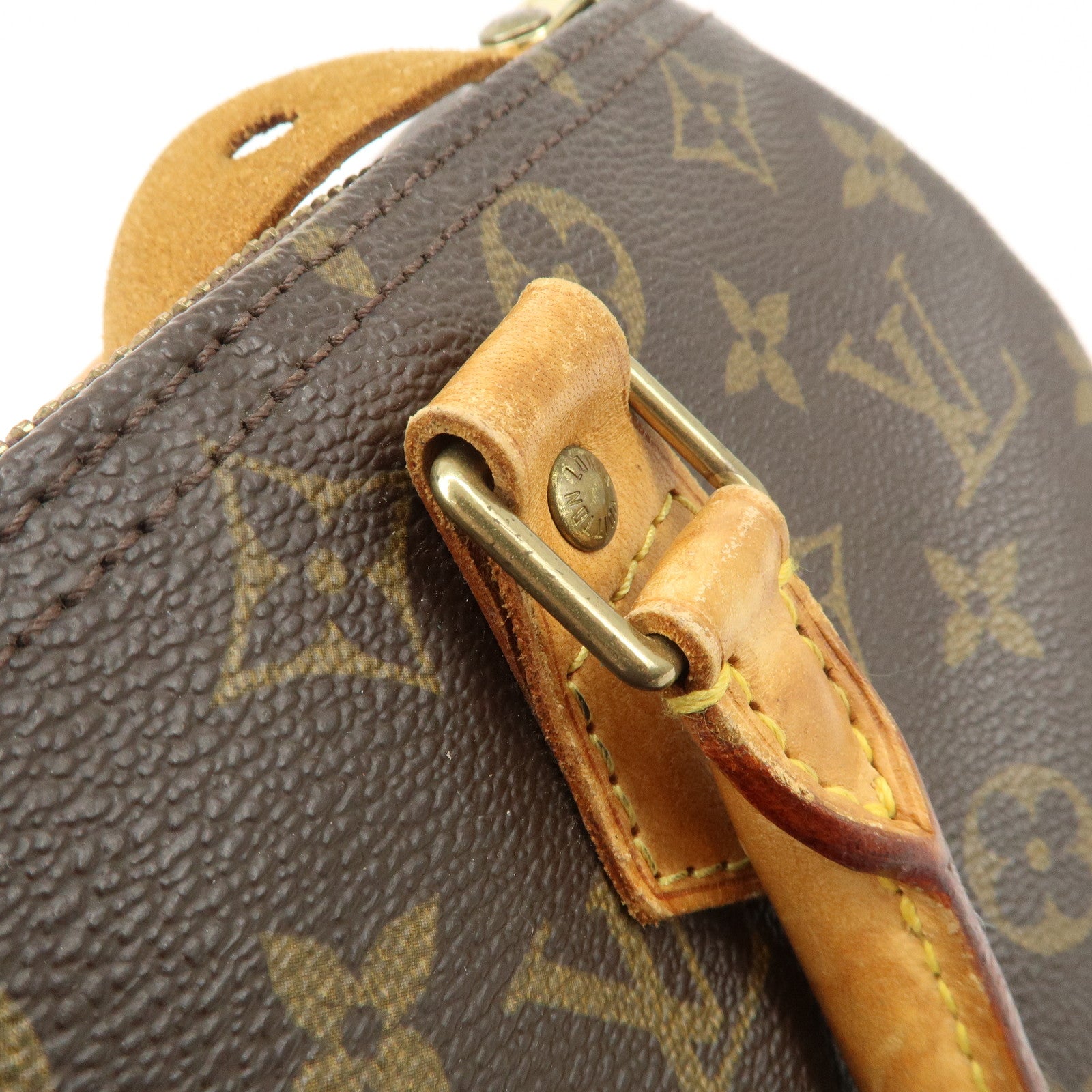 Louis Vuitton Monogram Speedy 30 Hand Bag Boston Bag M41526 Used