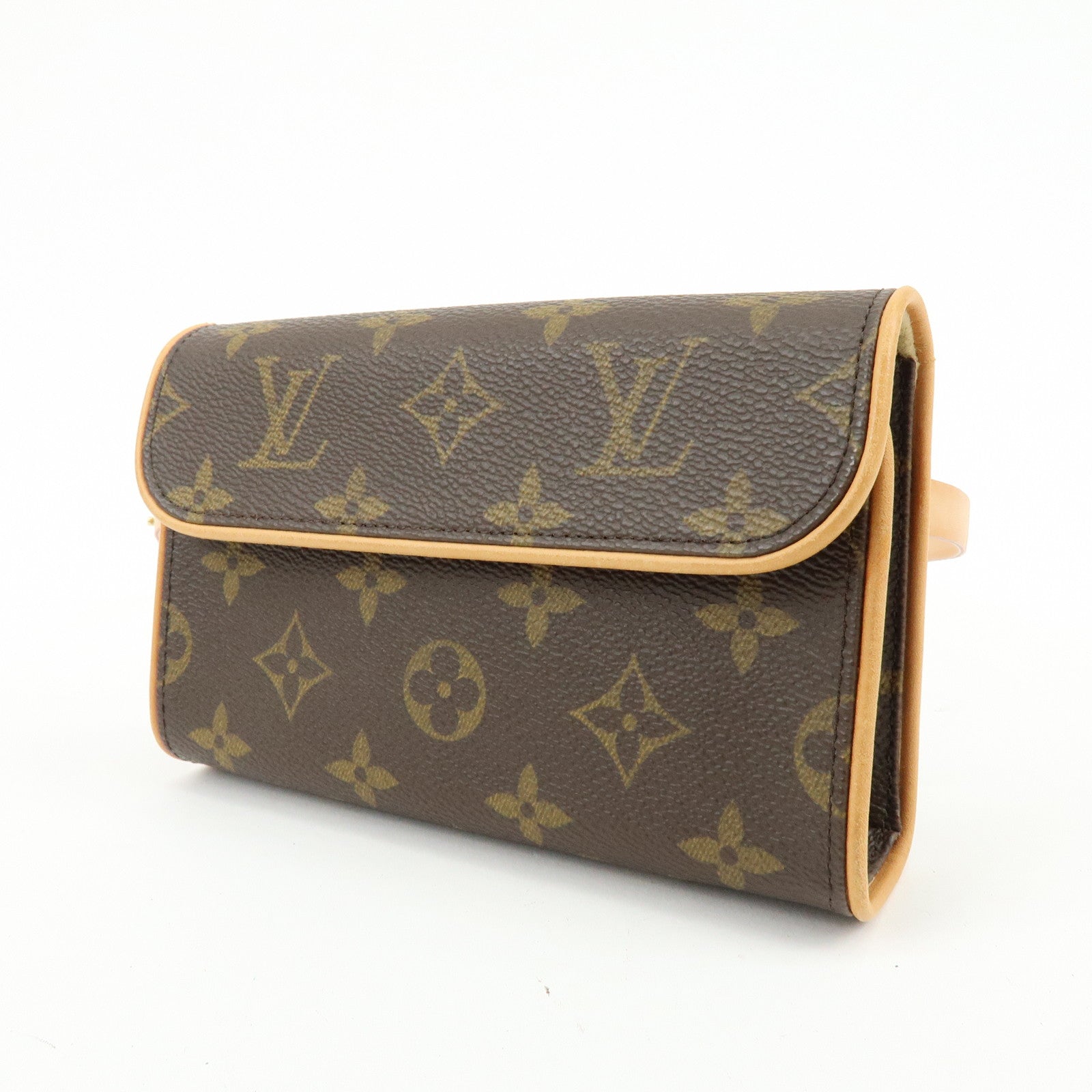 Louis Vuitton Monogram Pochette Florentine Waist Bag Belt XS M51855
