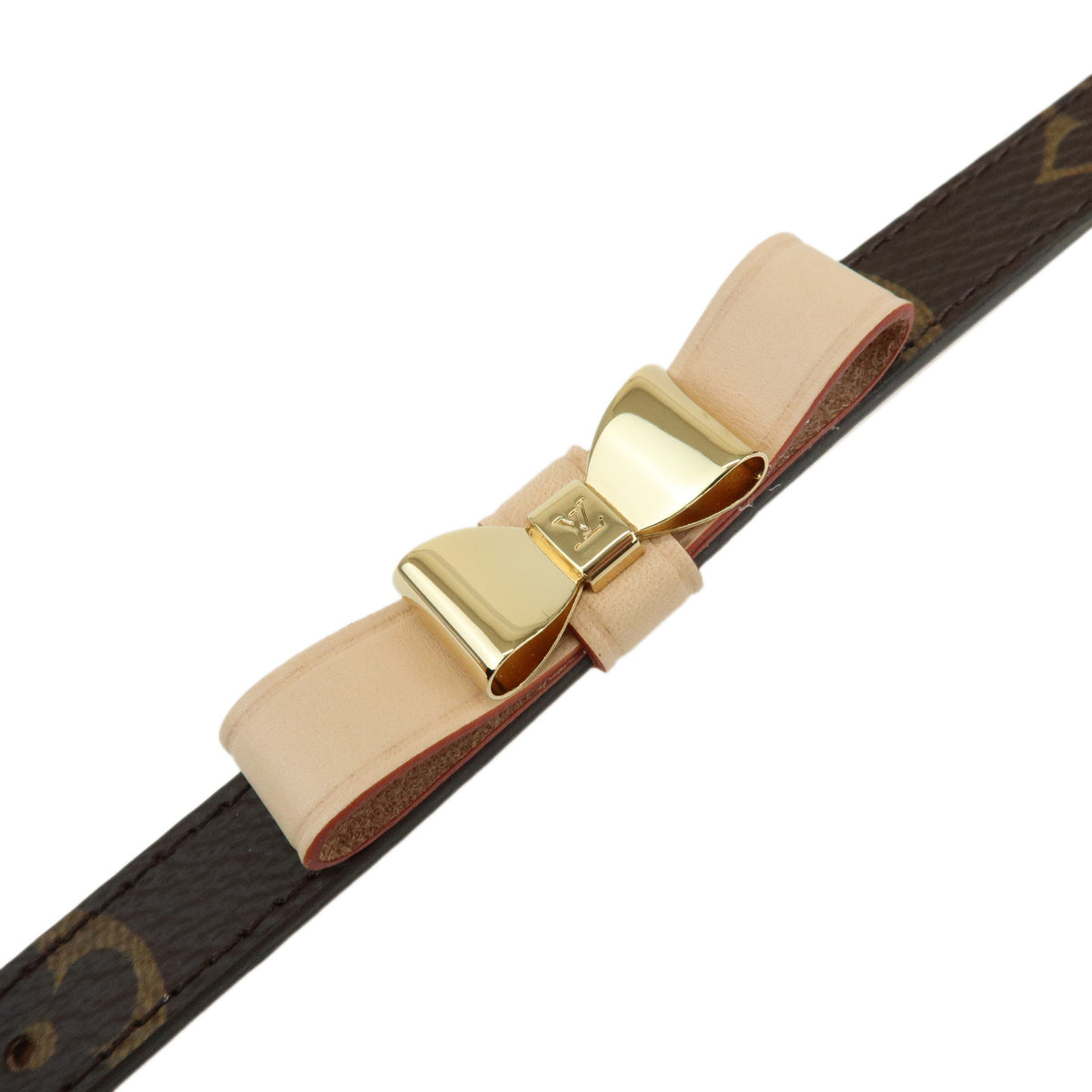 Louis Vuitton Monogram Canvas Collier Baxter XS Dog Collar M58073