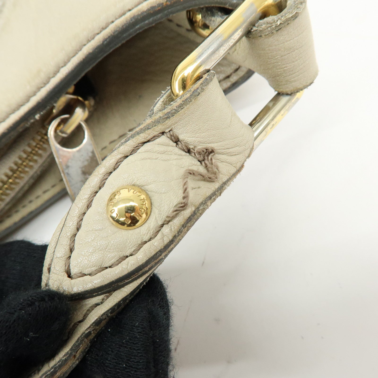 Louis Vuitton Monogram Mahina XS Shoulder Bag Gris Greige M95768