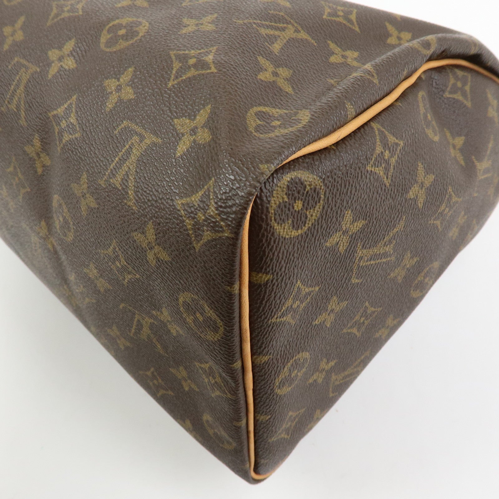 Louis Vuitton Monogram Speedy 35 Boston Bag Hand Bag Brown M41524