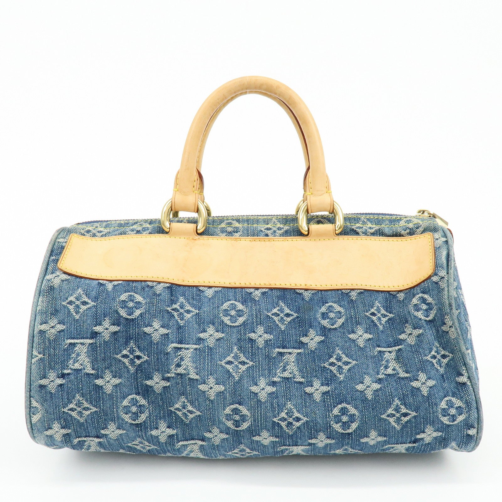 Louis Vuitton Monogram Denim Neo Speedy Boston Bag Blue M95019
