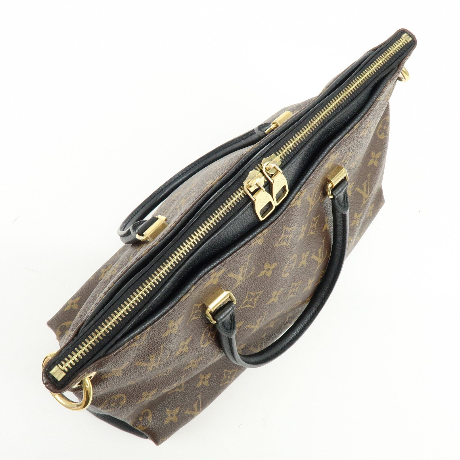 Louis Vuitton Monogram Pallas 2Way Bag Hand Bag Monogram Noir M41064