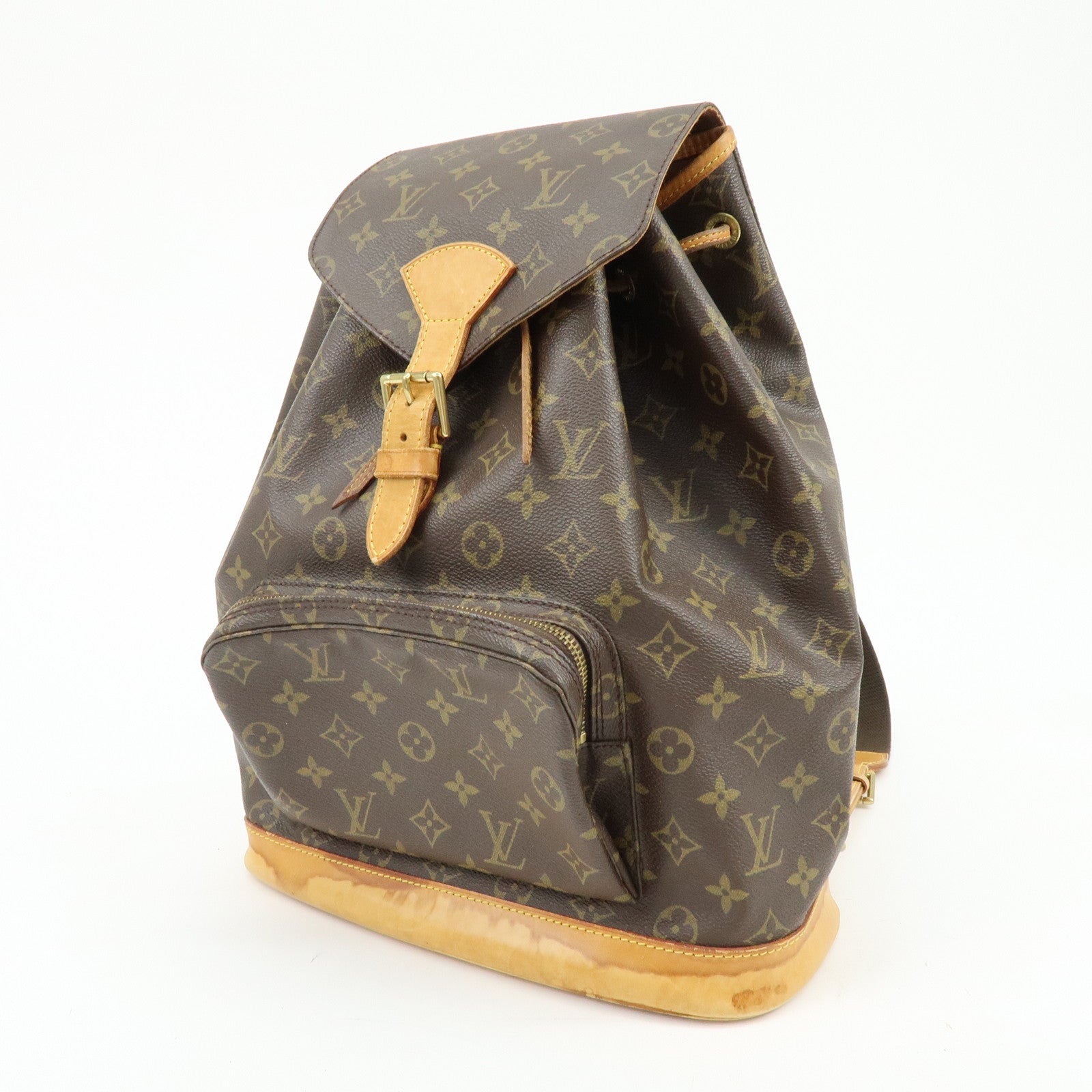 Louis Vuitton Monogram Montsouris GM Backpack Brown M51135