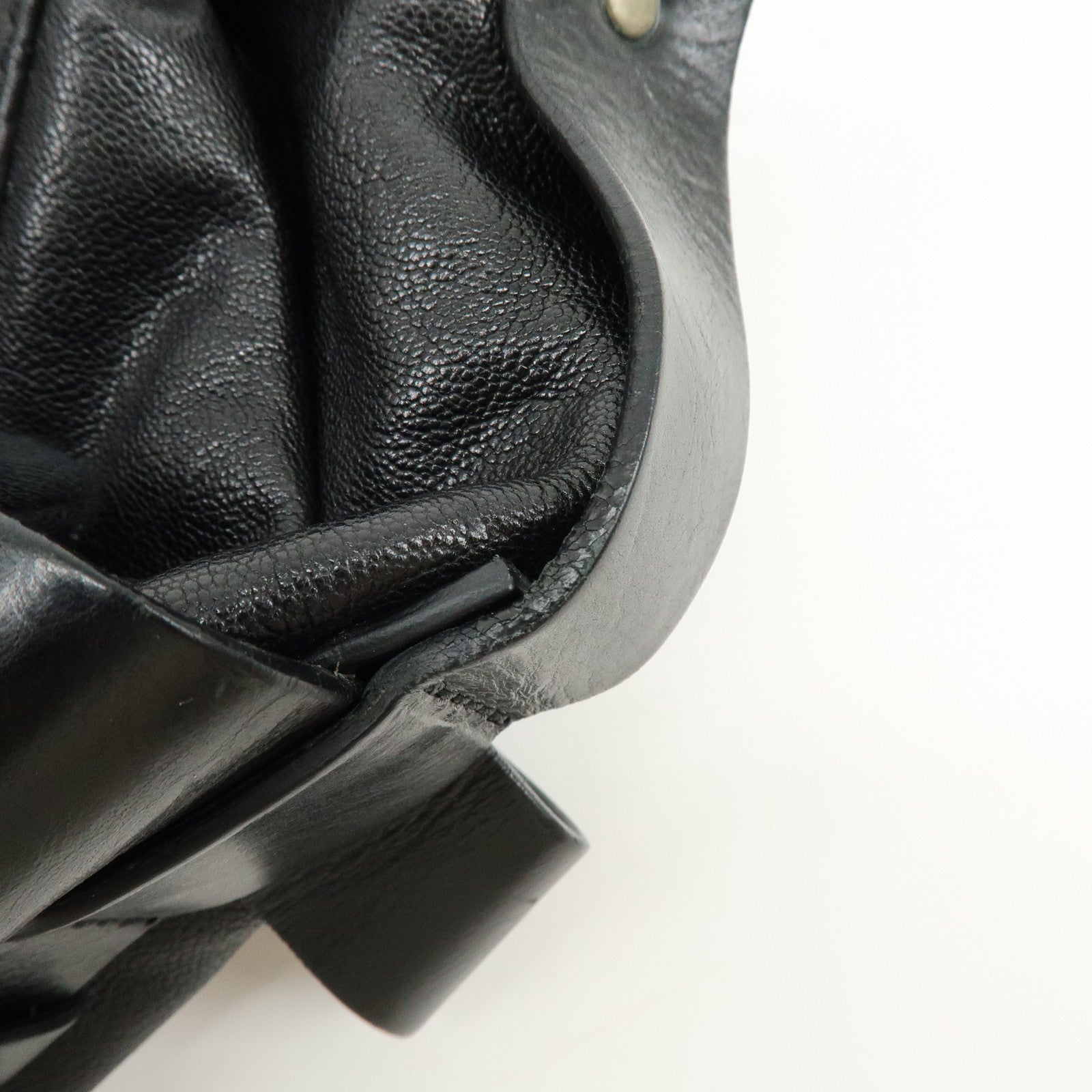 Chloe Kerala Leather Shoulder Bag Hand Bag Satchel Bag Black