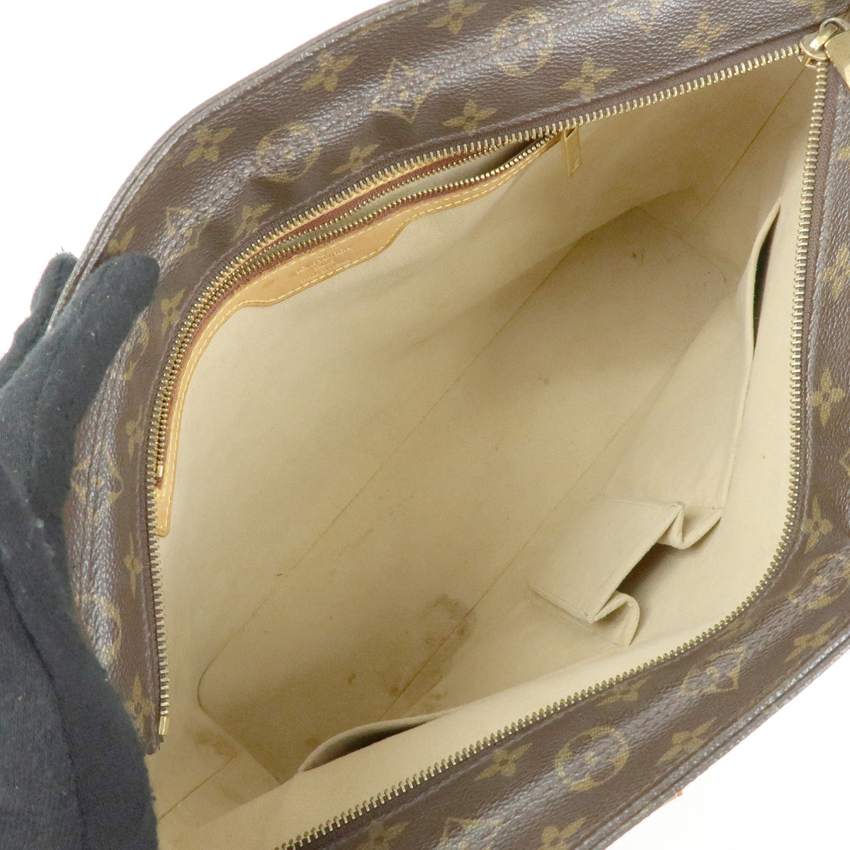Louis Vuitton Monogram Luco Tote Bag Shoulder Bag Brown M51155