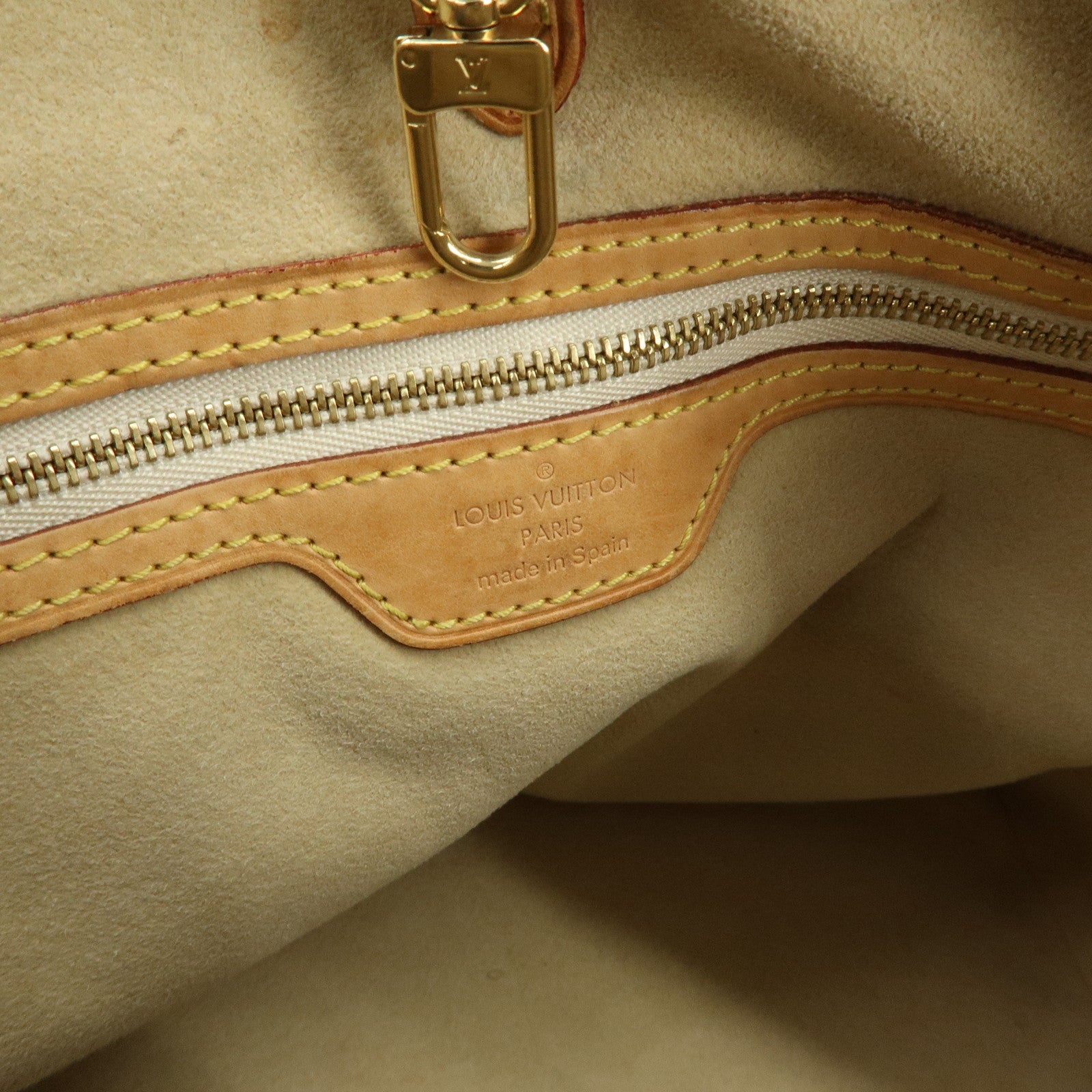 Louis Vuitton Damier Azur Hampstead PM Hand Bag Ivory N51207