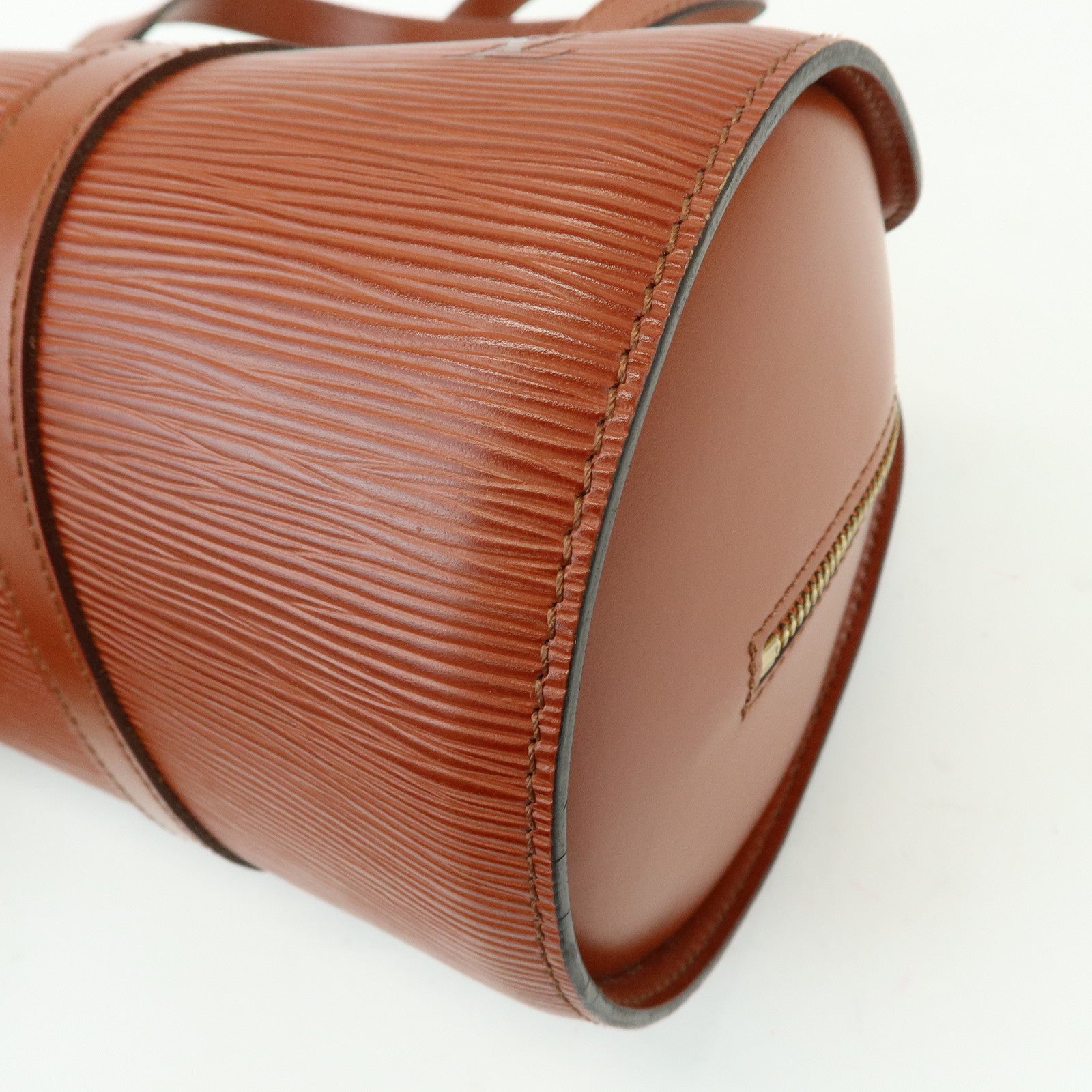 Louis Vuitton Epi Leather Soufflot Hand Bag Kenya Brown M52223