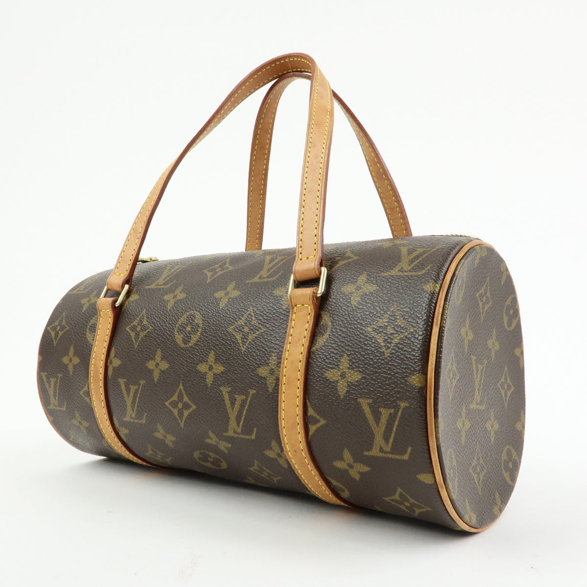 Louis Vuitton Monogram Papillon 26 Hand Bag Brown M51386