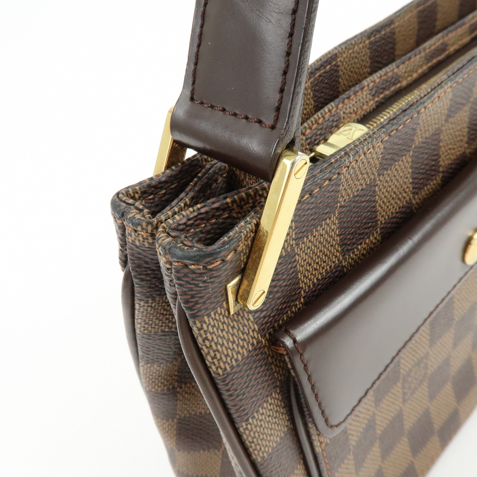 Louis Vuitton Damier Aubagne Shoulder Bag Hand Bag Brown N51129