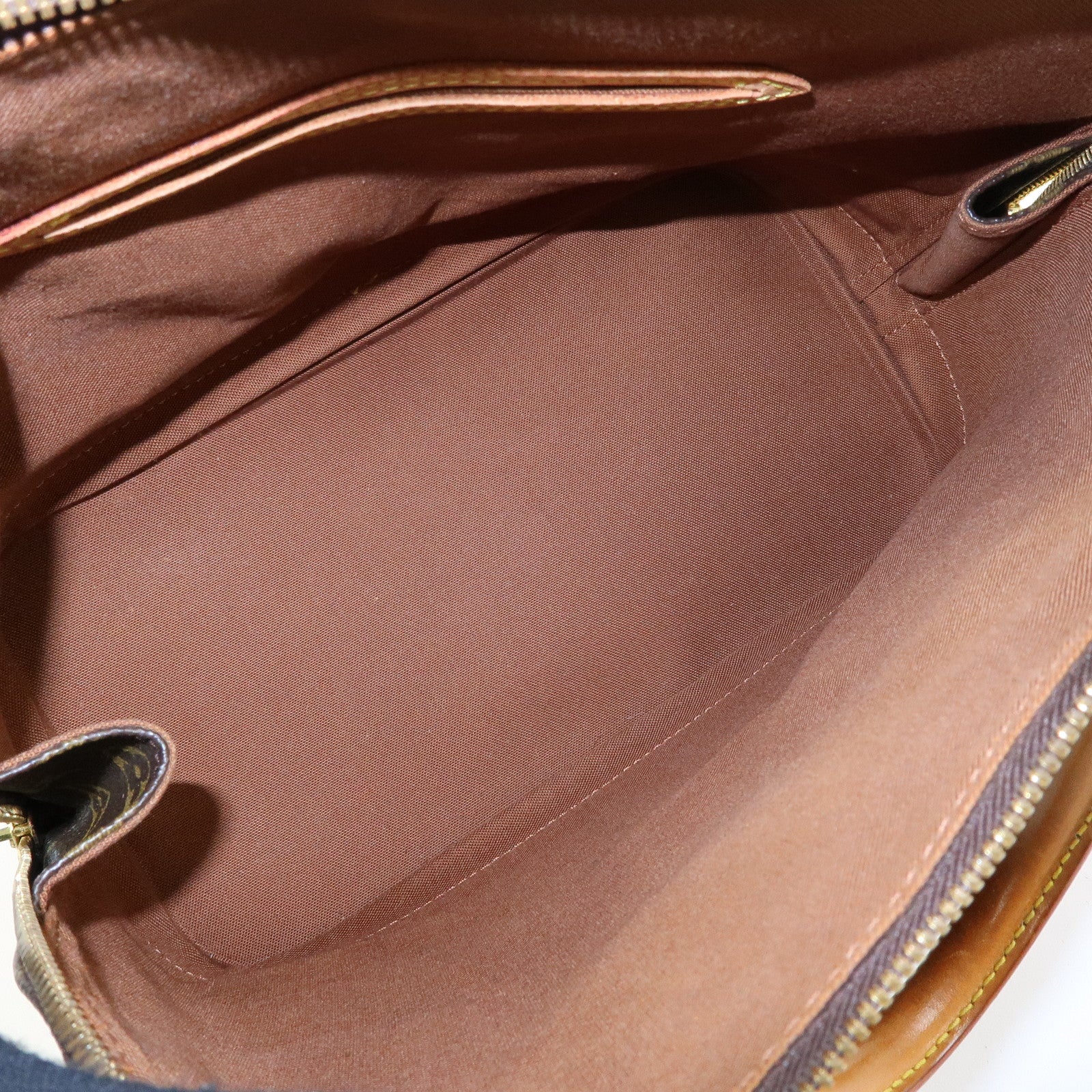 Louis Vuitton Monogram Alma PM Canvas Leather Hand Bag Brown M51130