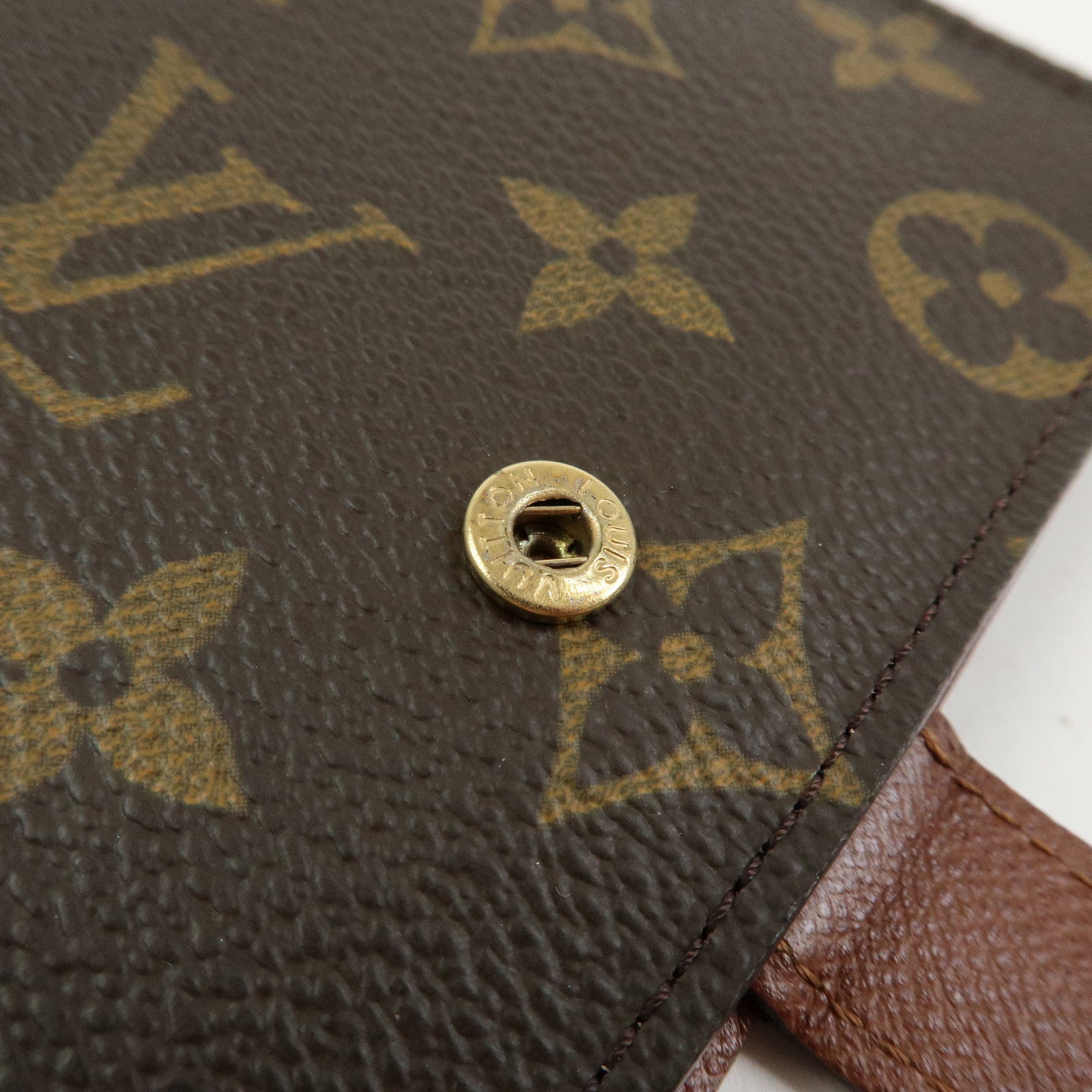Louis Vuitton Monogram Agenda PM Planner Cover Brown R20005